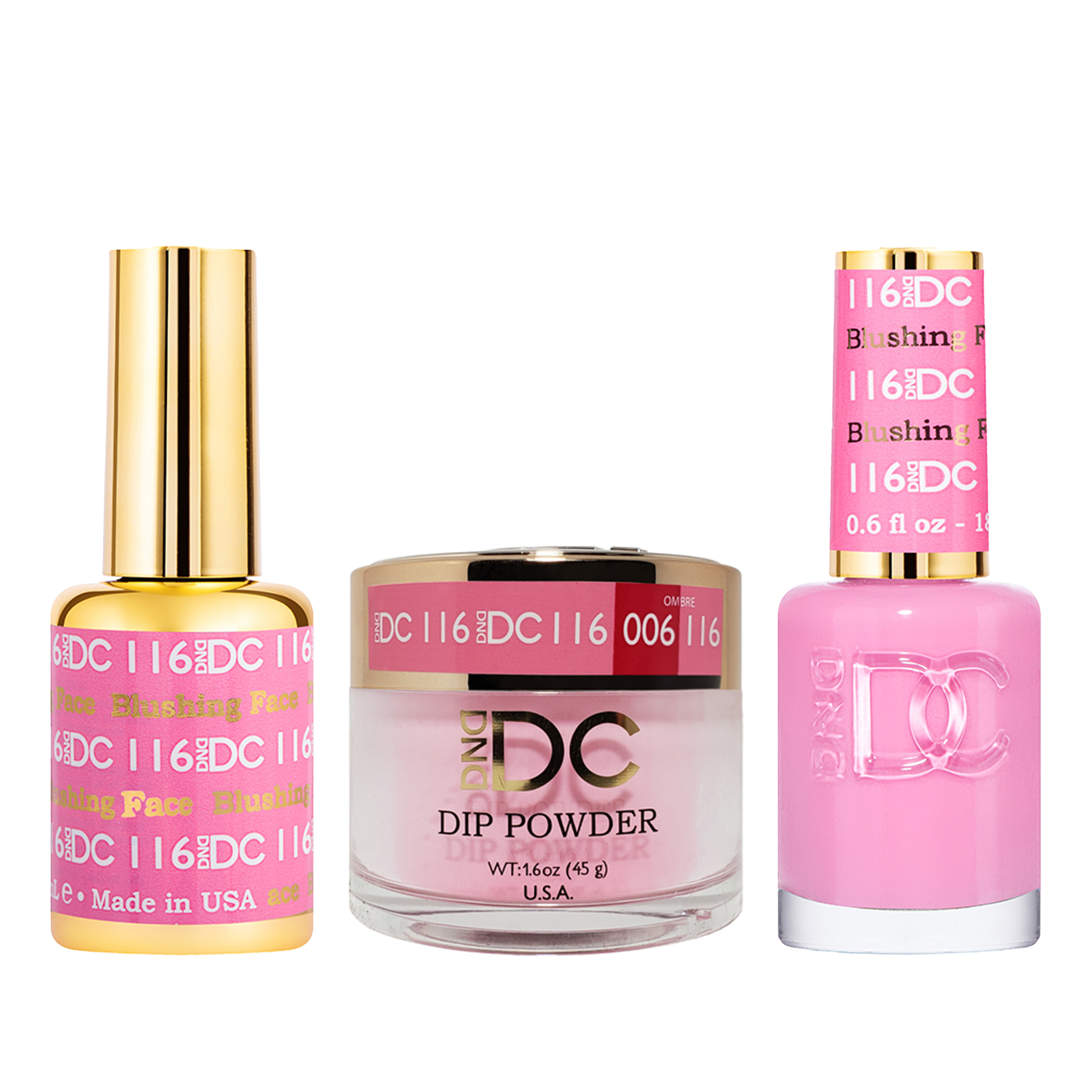 Dnd dc trio 116 blushing face - nail trio