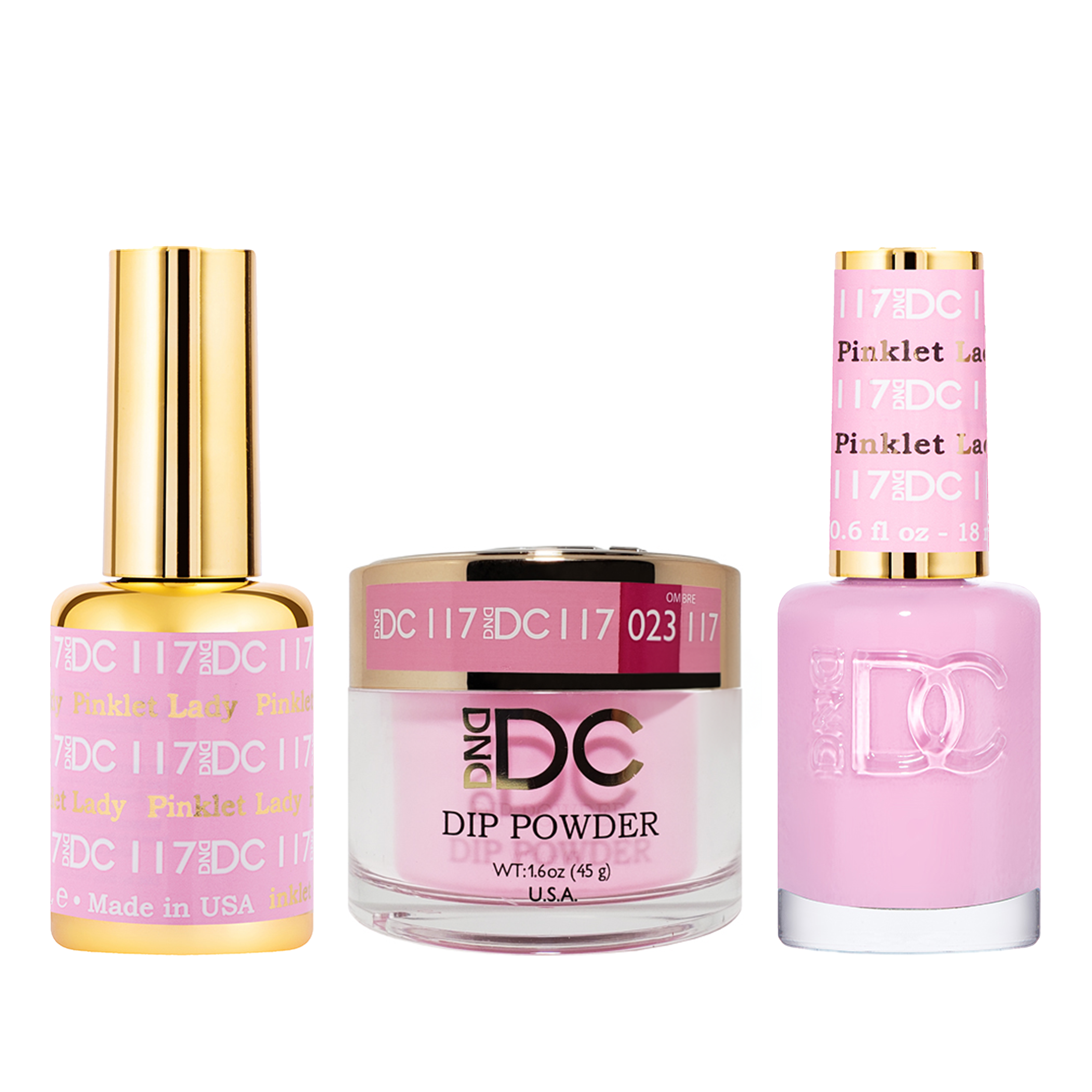 Dnd dc trio 117 pinklet lady - nail trio