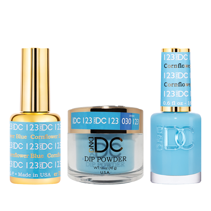Dnd dc trio 123 cornflower blue - nail trio