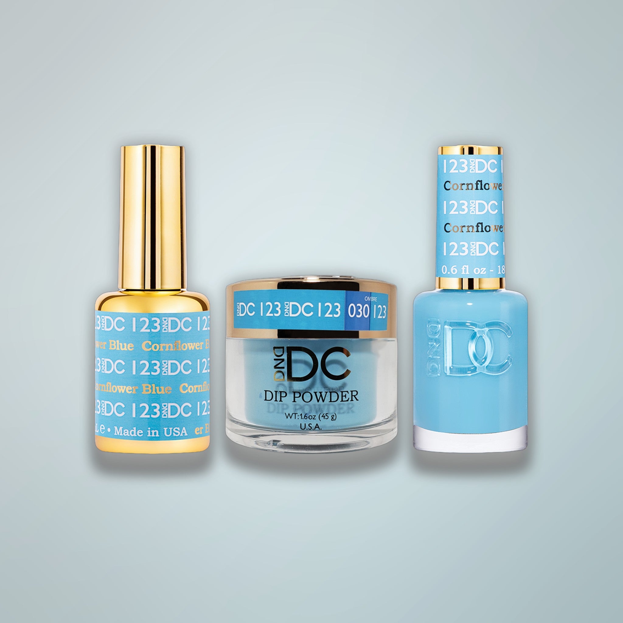 DND DC Trio 123 Cornflower Blue