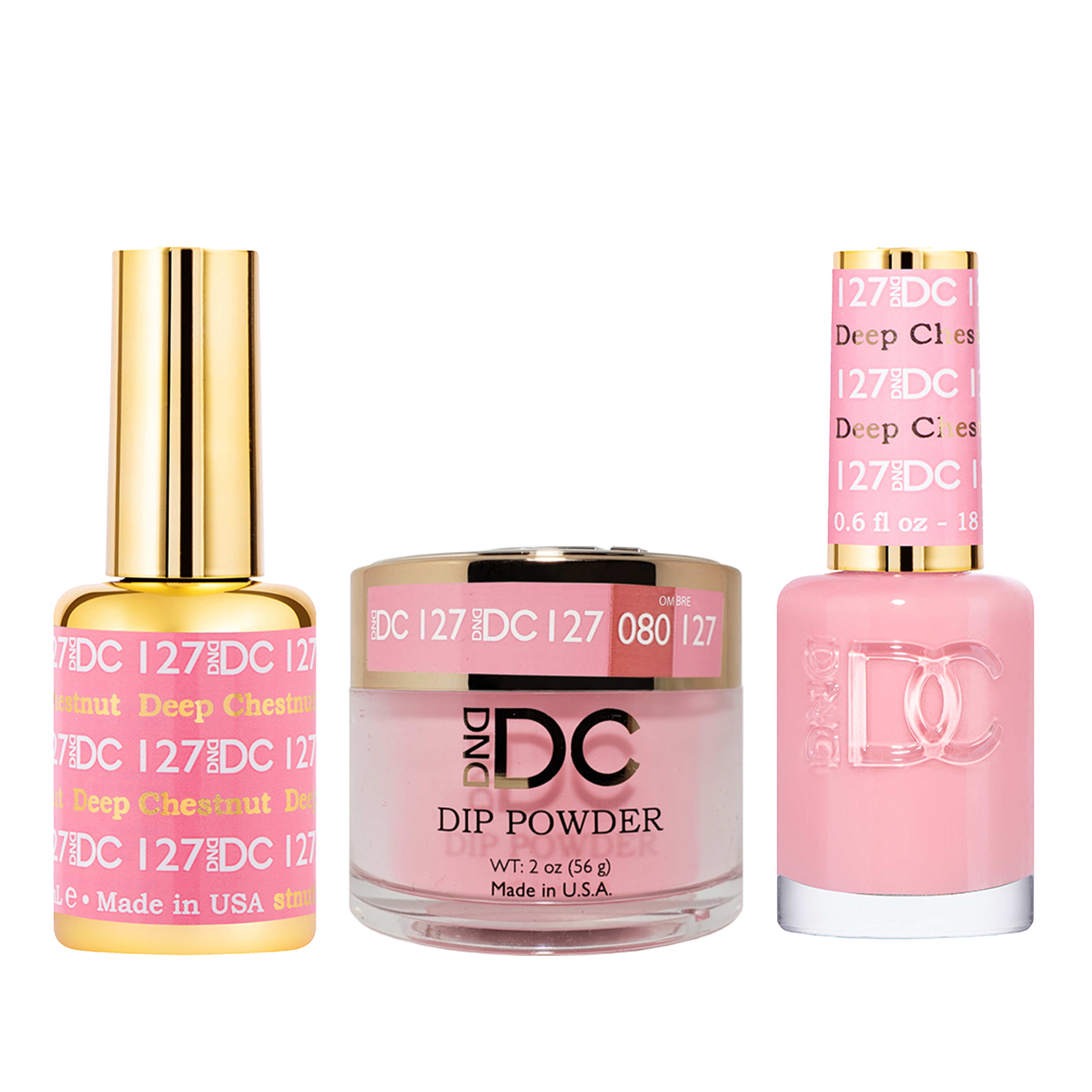 Dnd dc trio 127 deep chestnut - nail trio