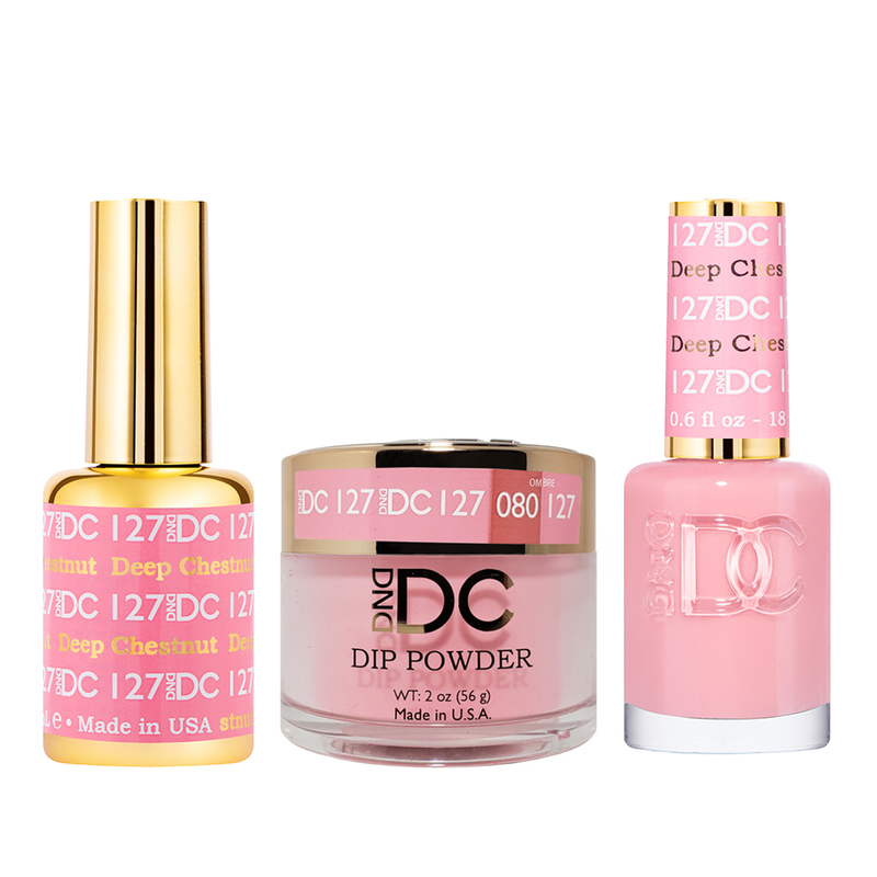 Dnd dc trio 127 deep chestnut - nail trio