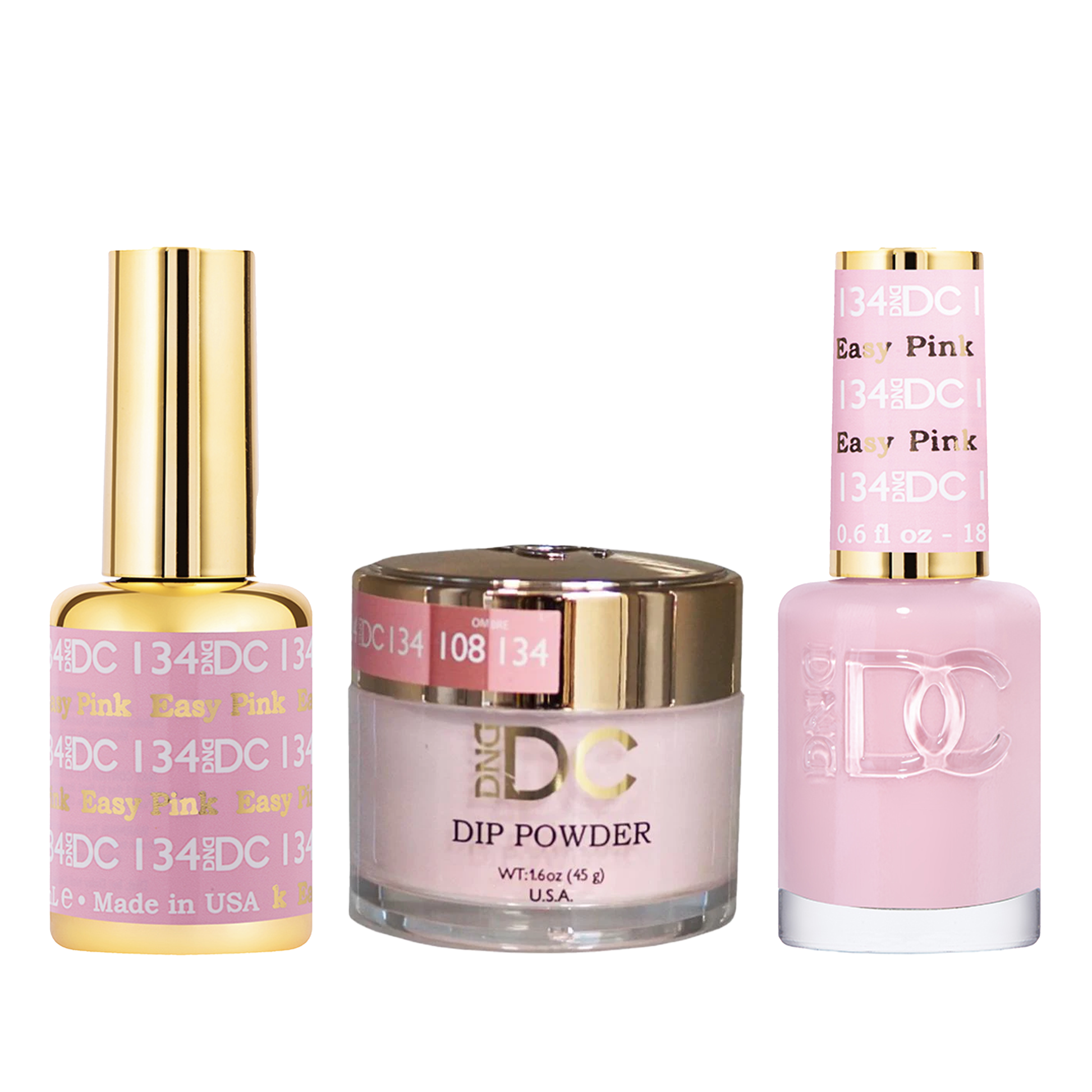 Dnd dc trio 134 easy pink - nail trio