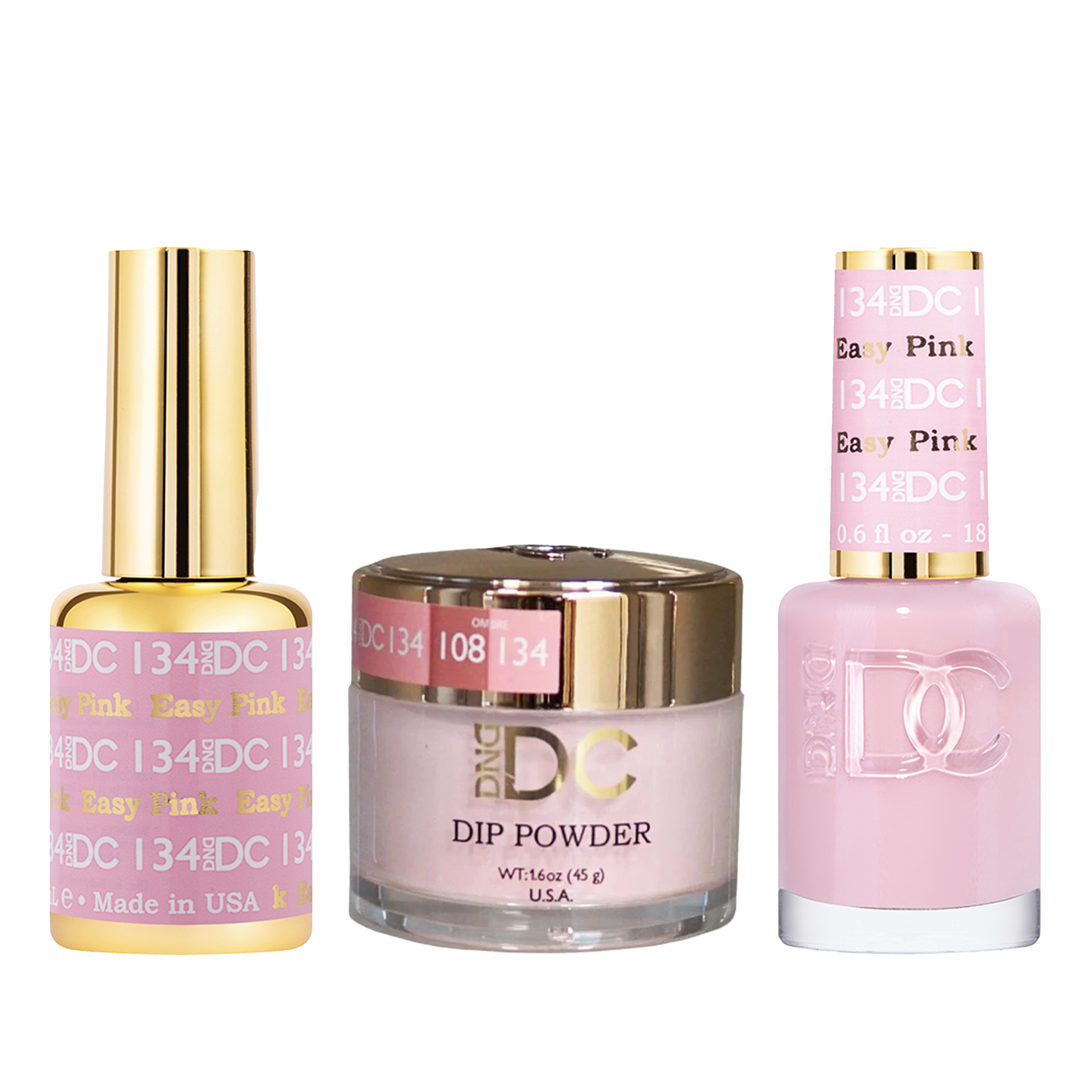 Dnd dc trio 134 easy pink - nail trio