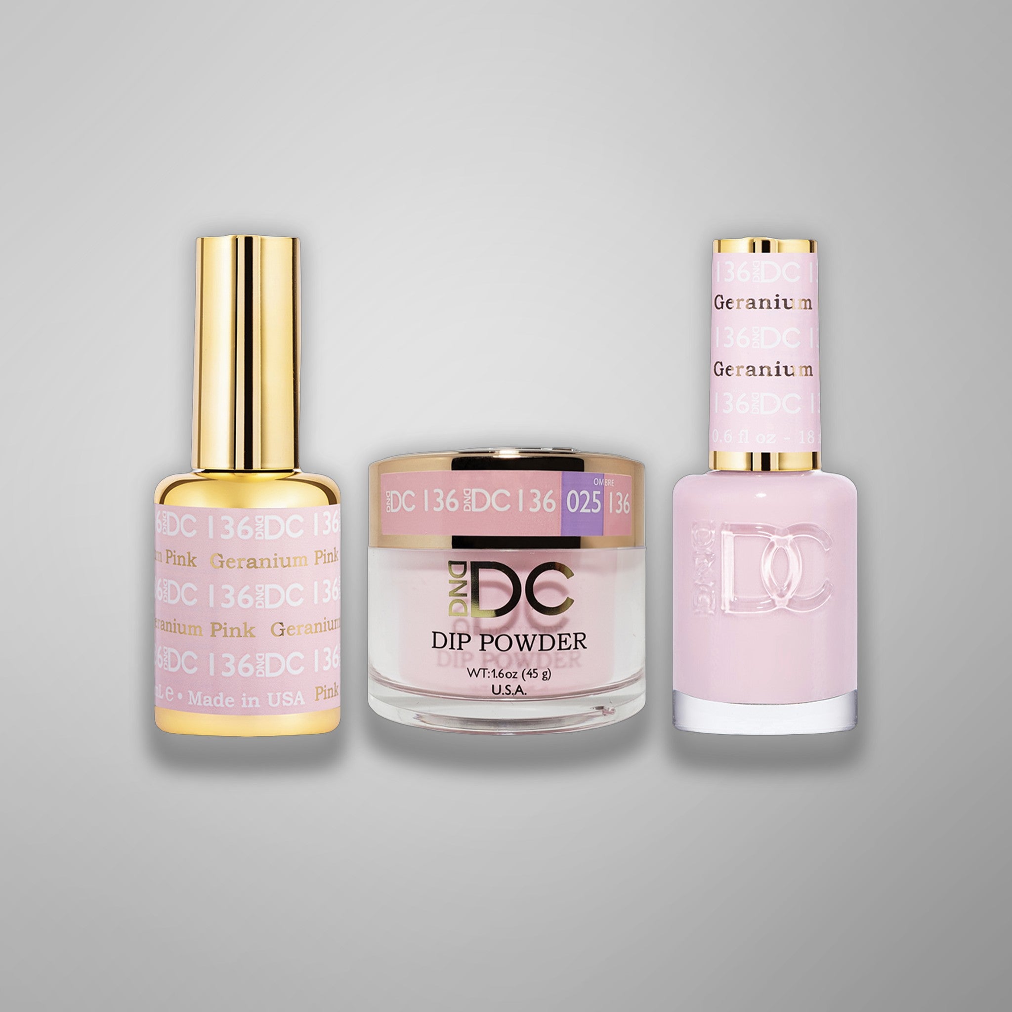 DND DC Trio 136 Geranium Pink