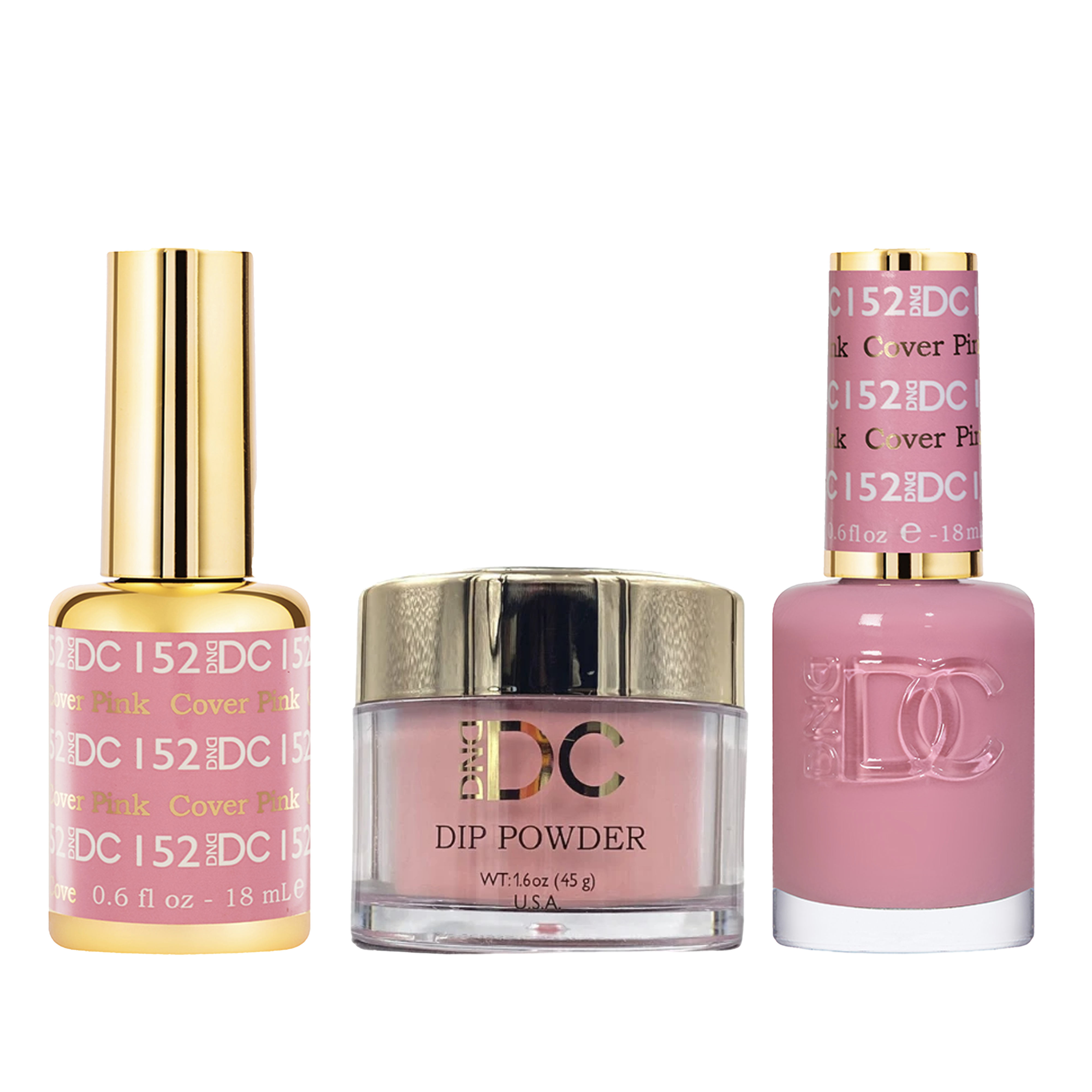 Dnd dc trio - 152 cover pink - dip polish