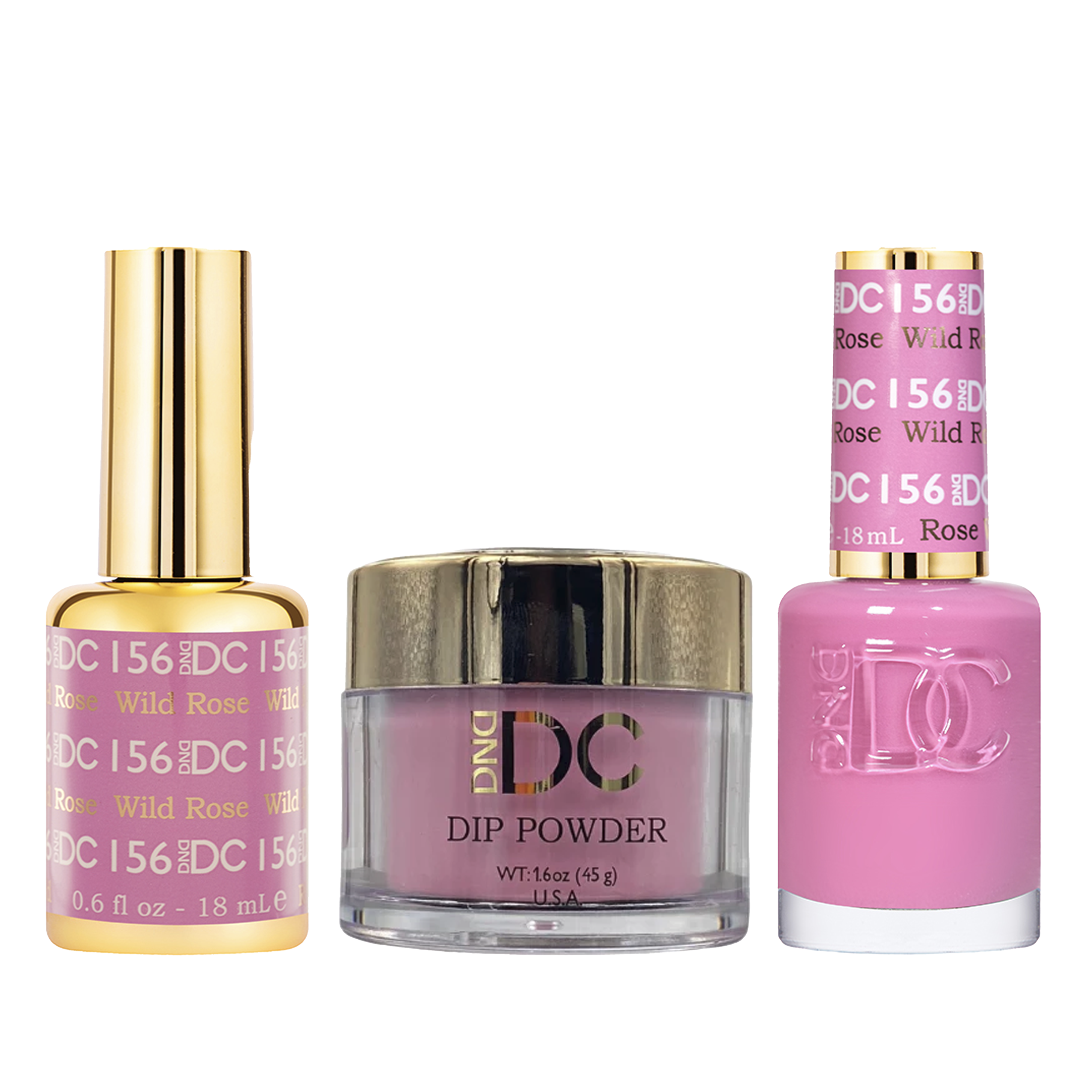 Dnd dc trio - 156 wild rose - dip polish