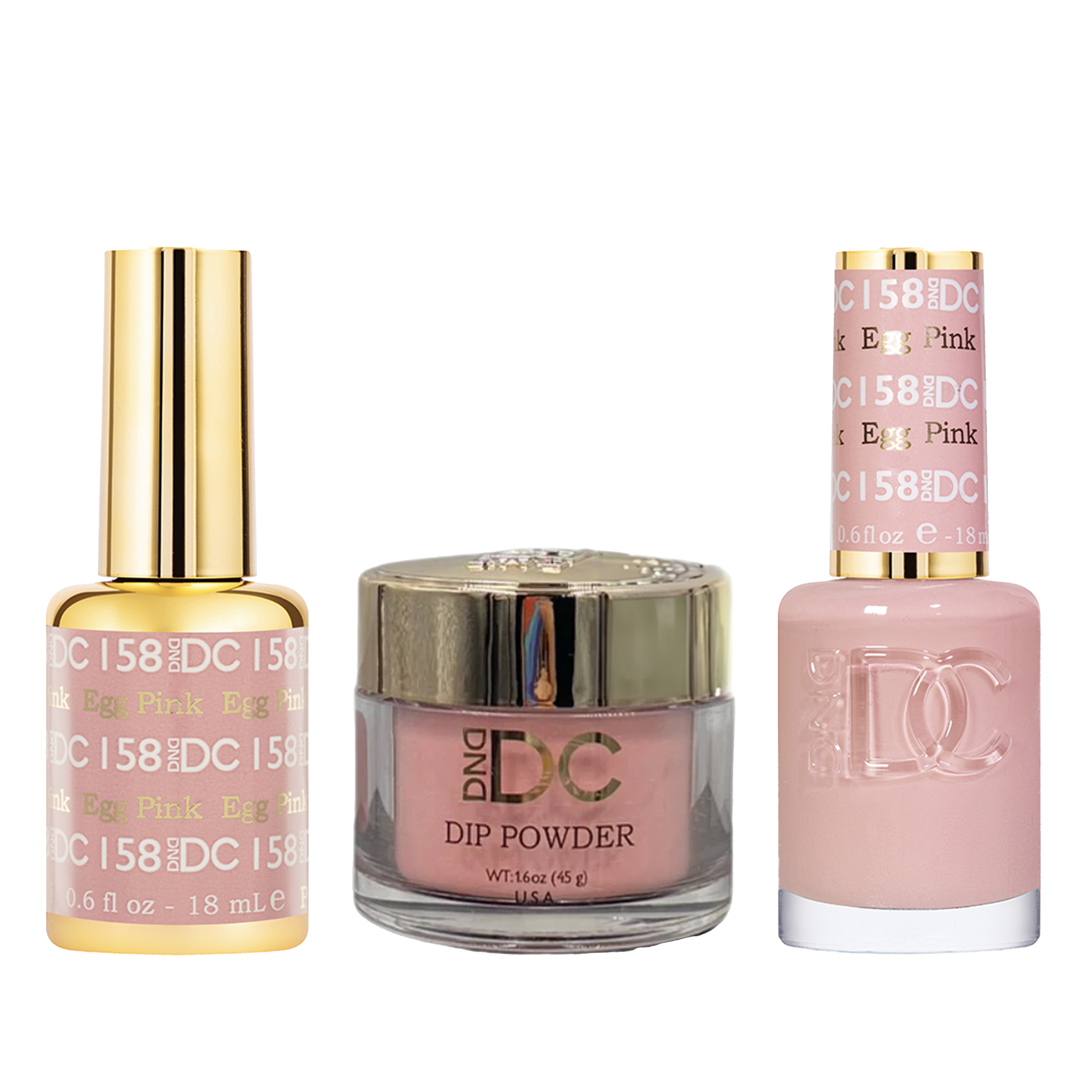 Dnd dc trio - 159 thin pearl - dip polish