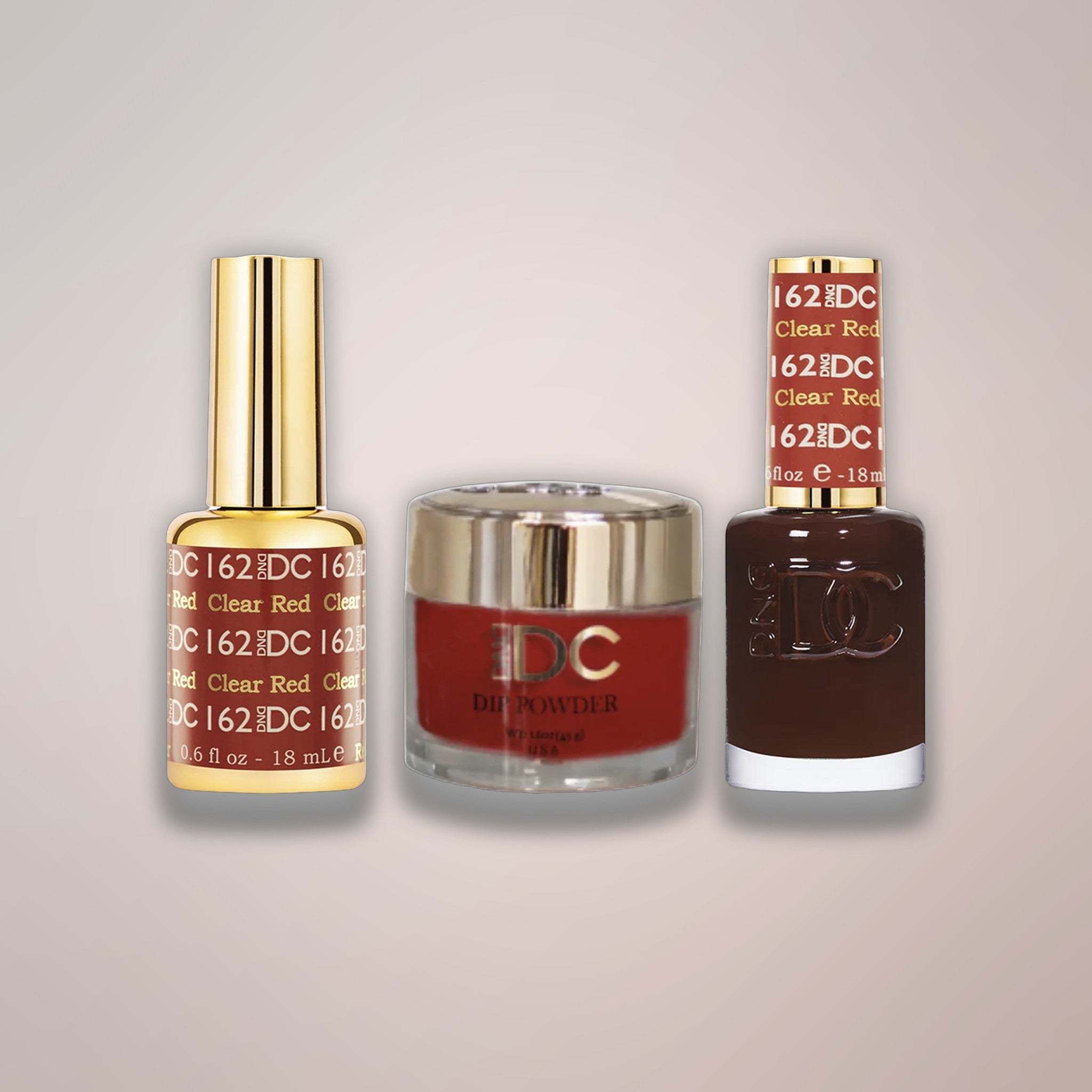 DND DC Trio - 162 Clear Red
