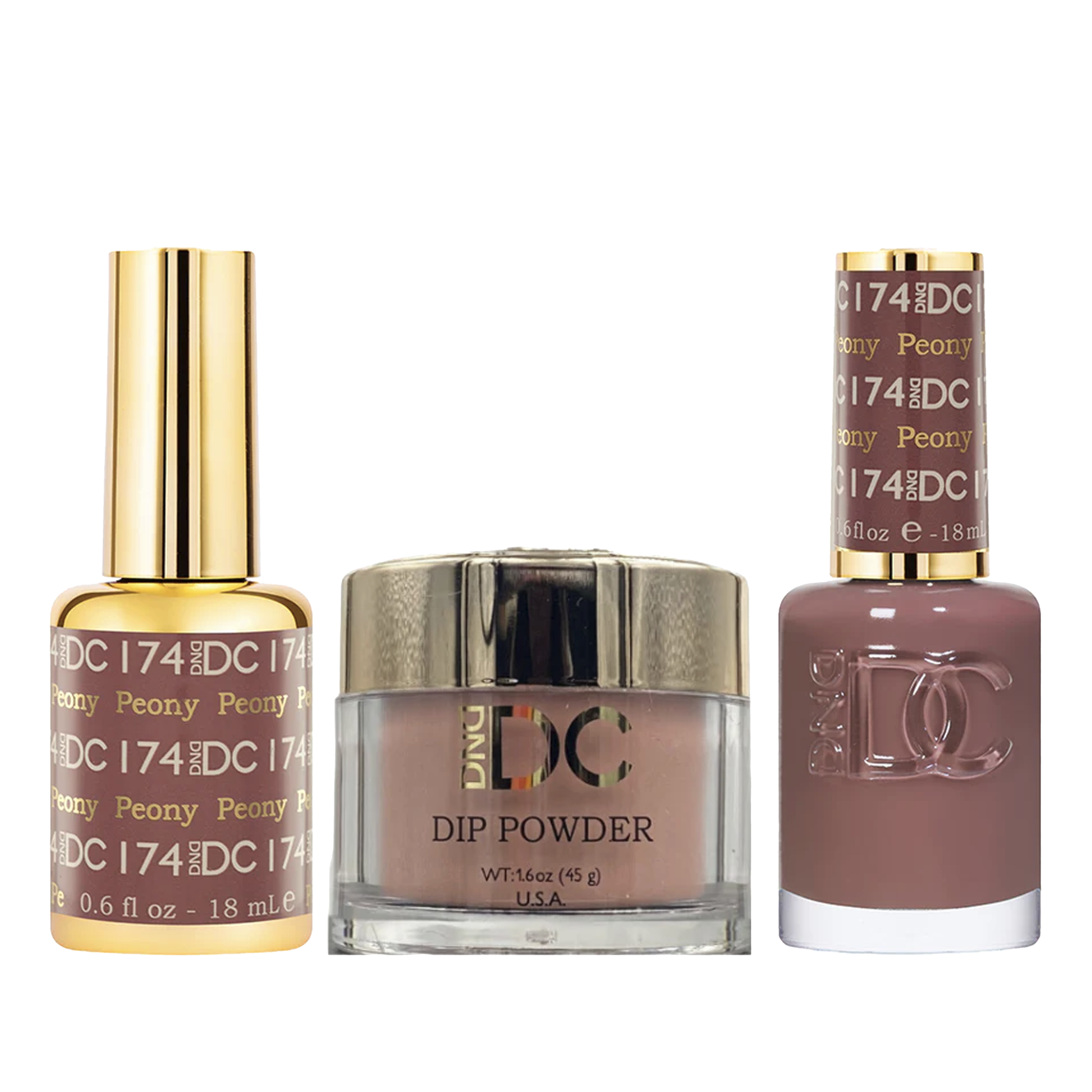 Dnd dc trio - 174 peony - dip polish
