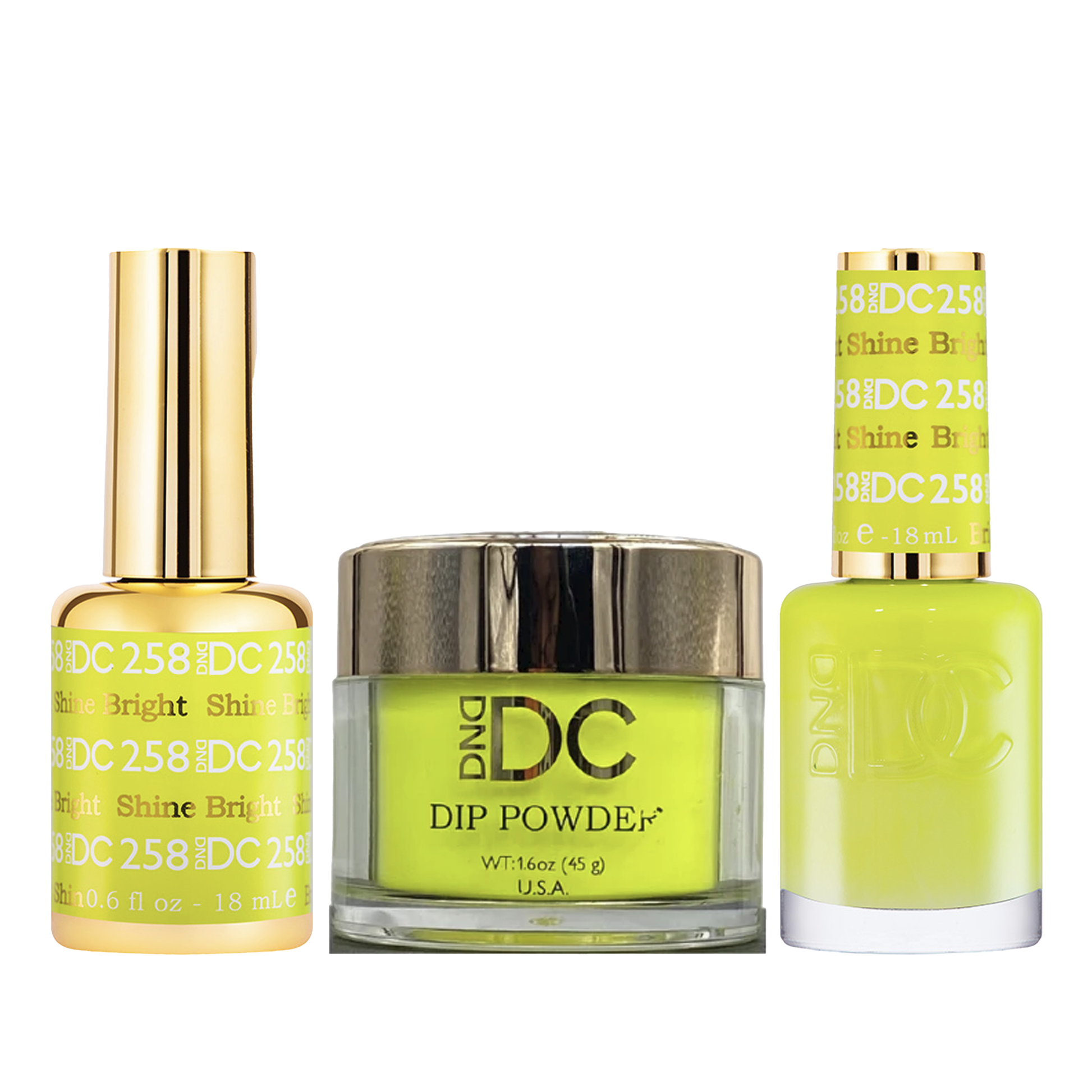 Dnd dc trio - 259 glossy stars - dip polish