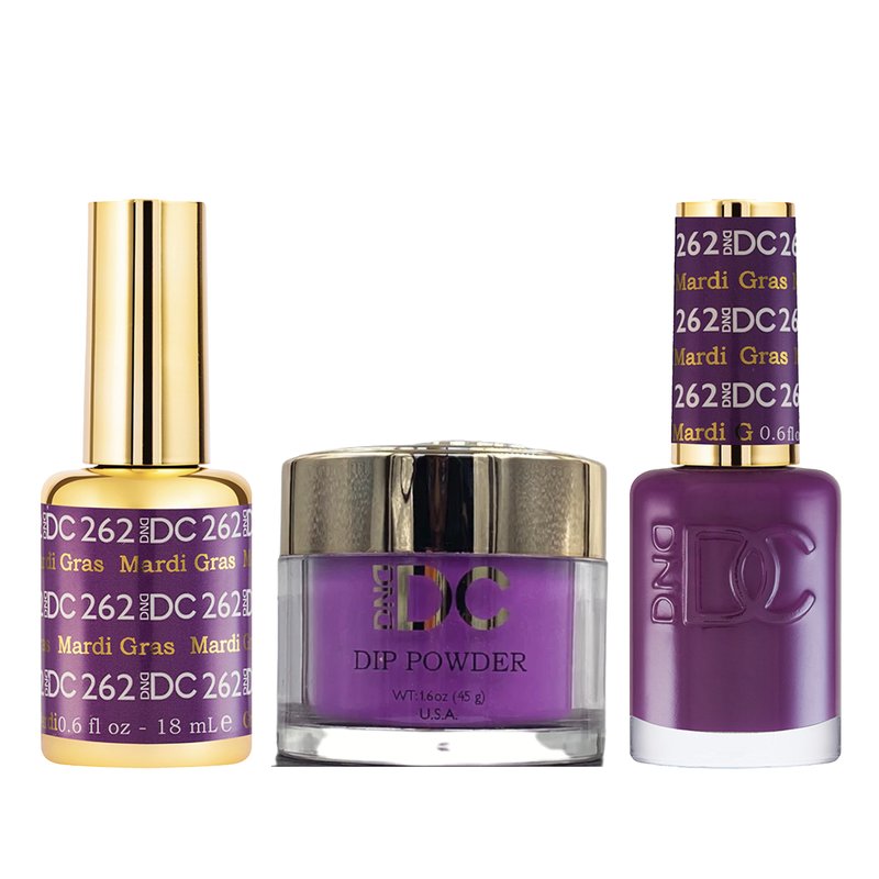 Dnd dc trio - 262 mardi gras - dip polish