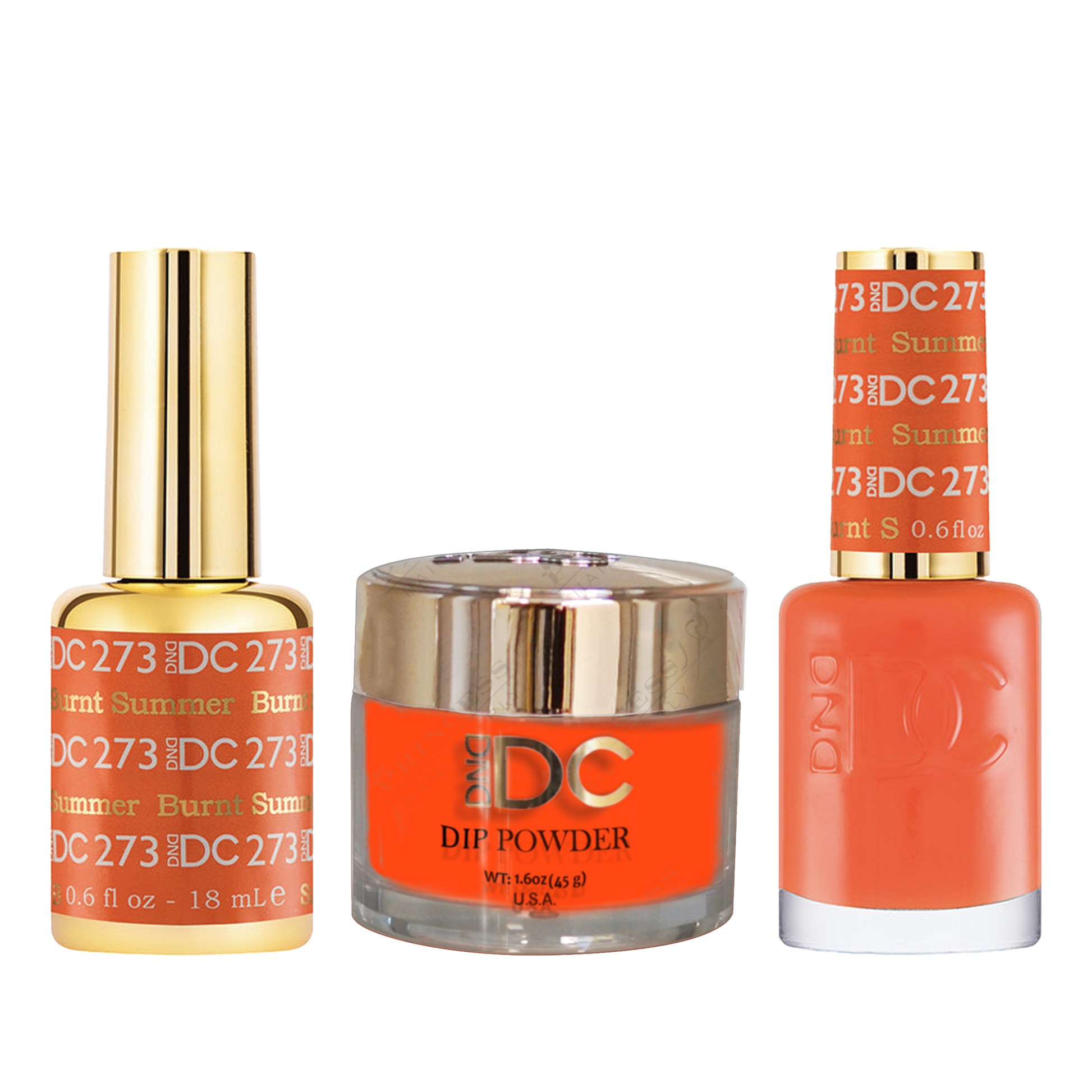 Dnd dc trio - 273 burnt summer - dip polish
