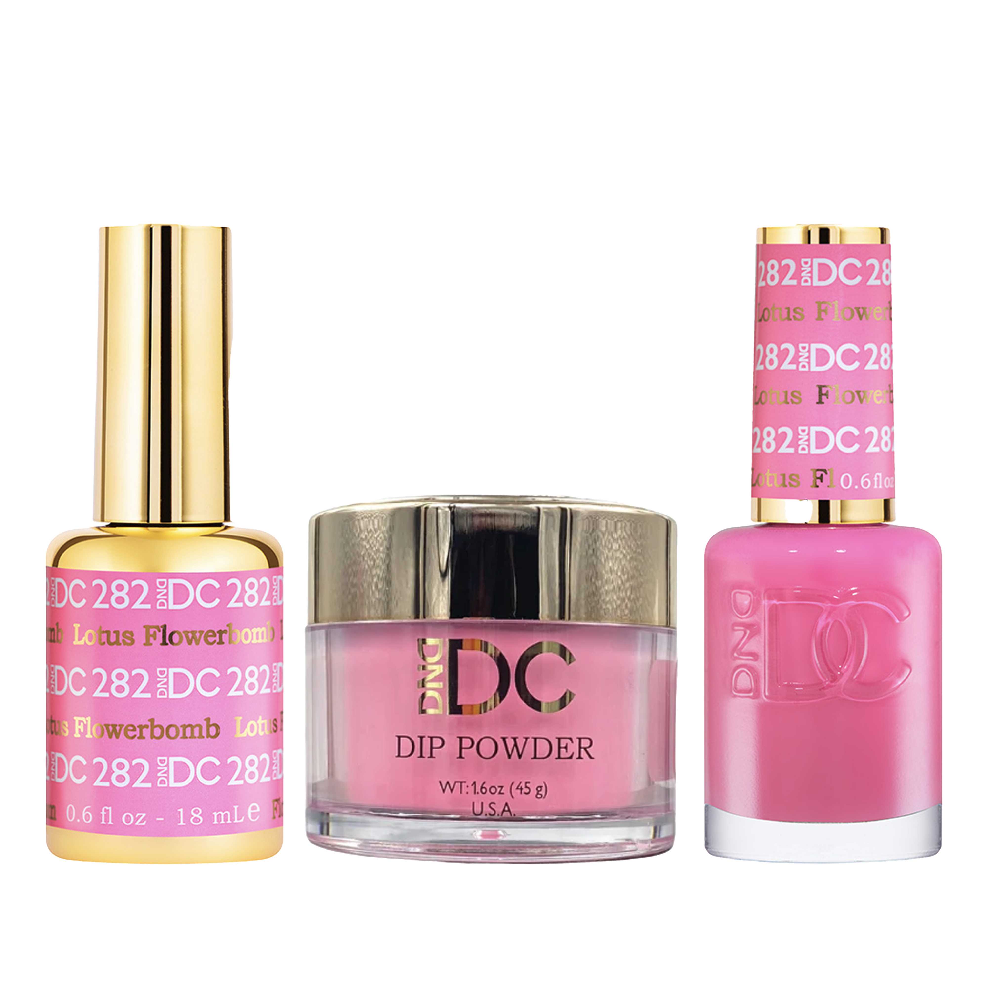 Dnd dc trio - 282 lotus flowerbomb - dip polish
