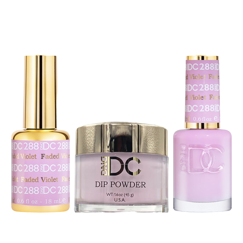 Dnd dc trio - 288 faded violet - dip polish