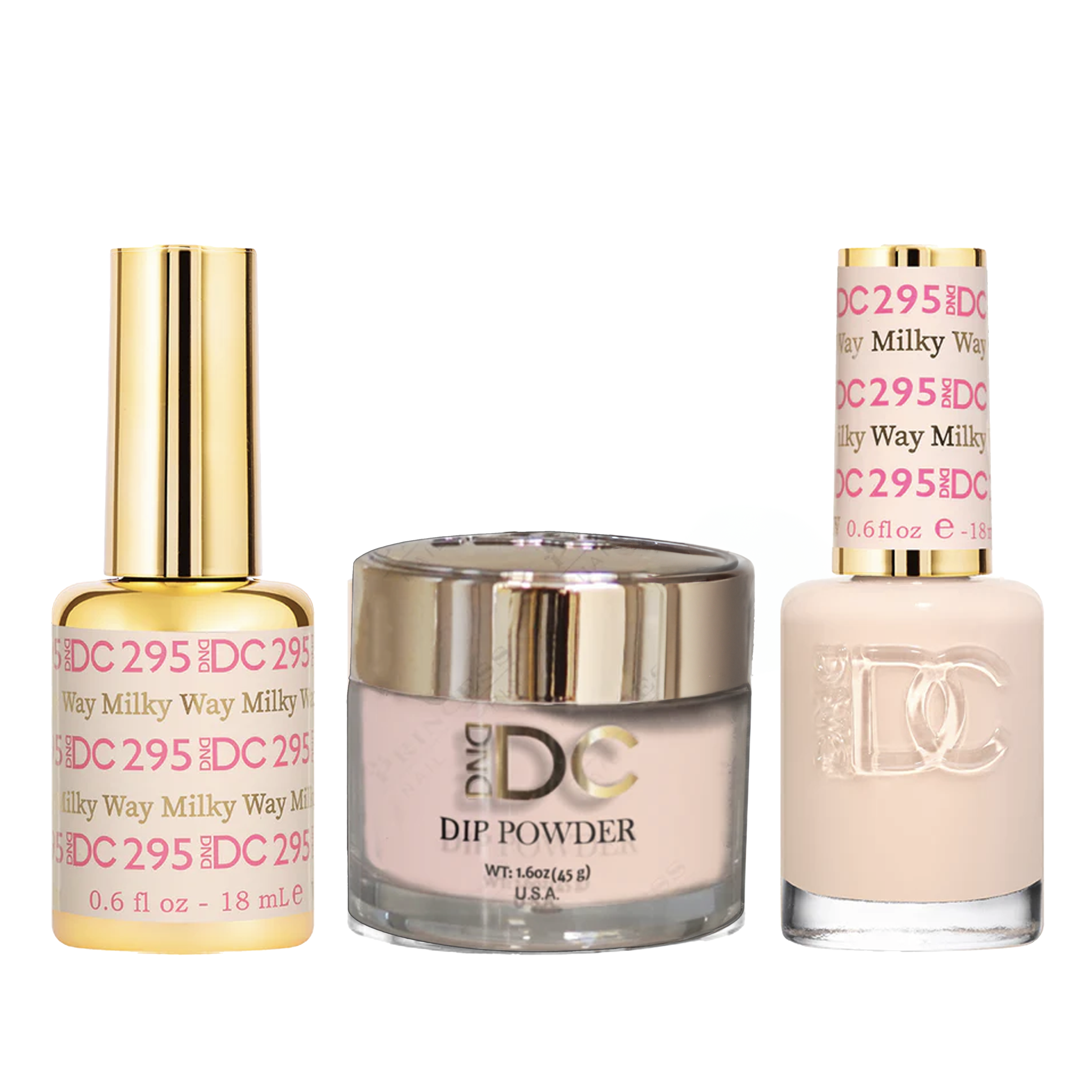 Dnd dc trio 295 milky way - nail polish