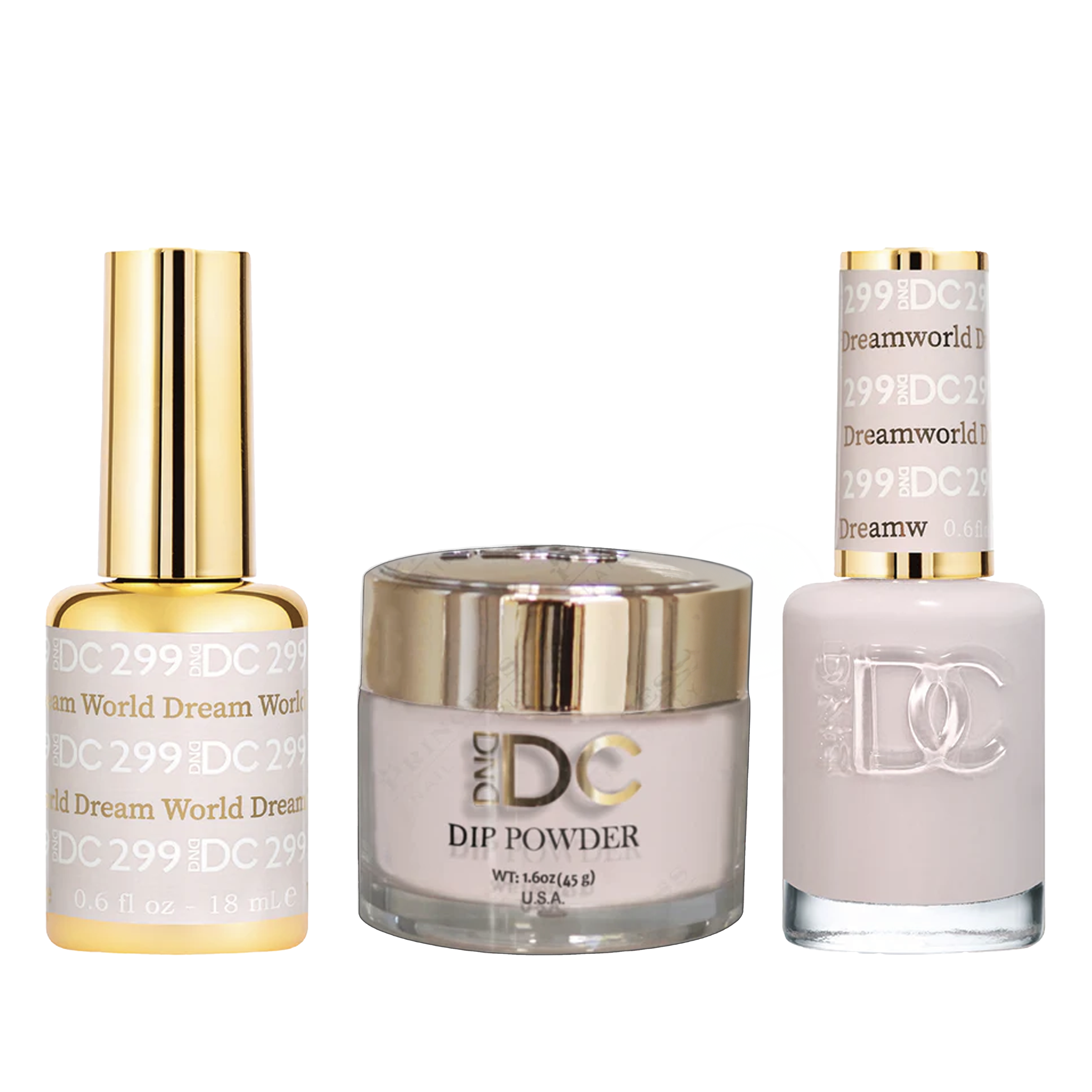 Dnd dc trio 299 dream world - nail polish
