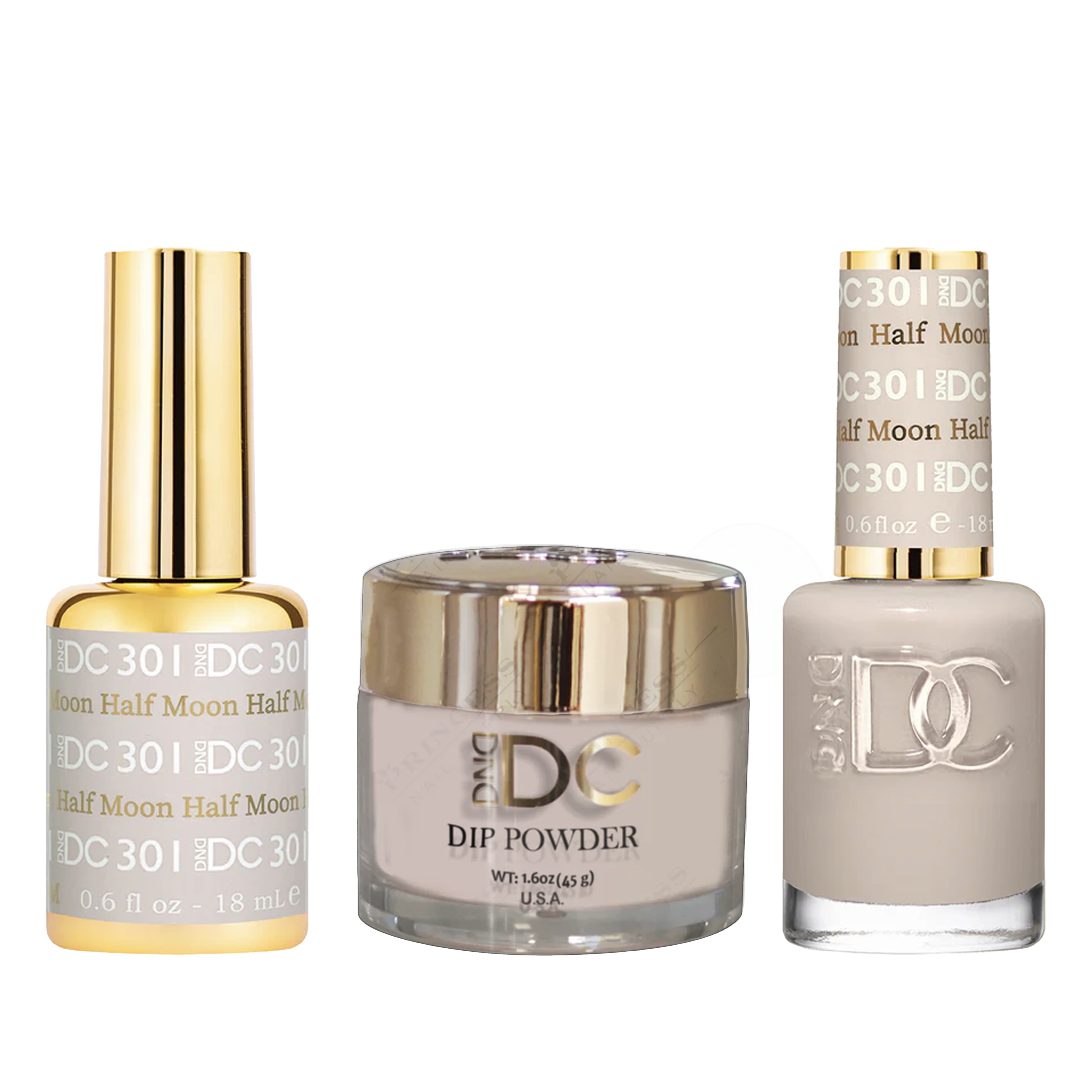 Dnd dc trio 301 half moon - nail polish