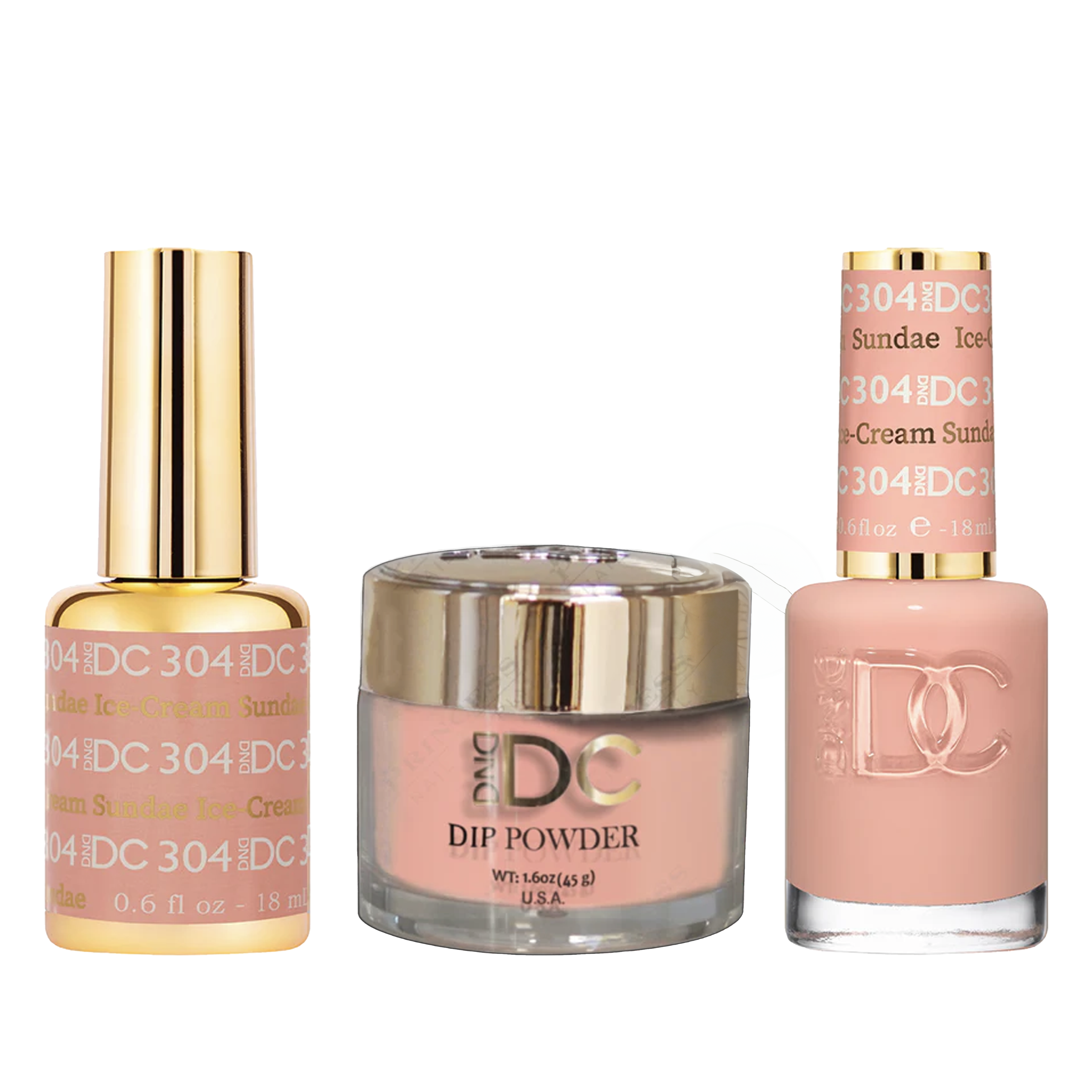 Dnd dc trio 304 ice cream sundae - nail polish