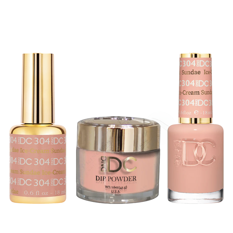 Dnd dc trio 304 ice cream sundae - nail polish