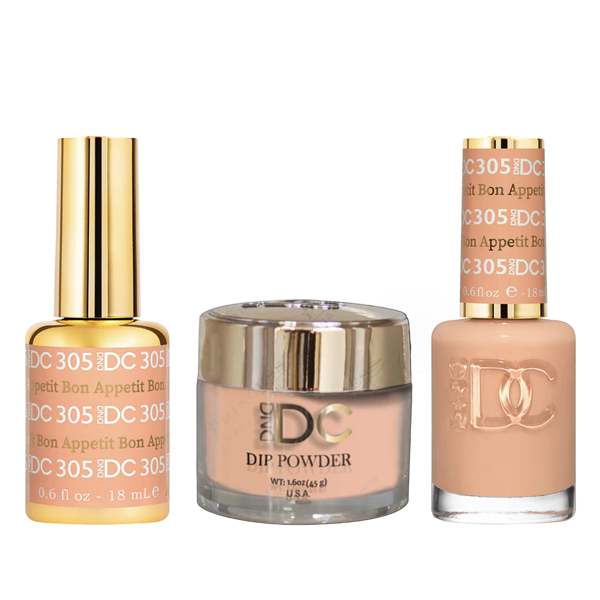 Dnd dc trio 306 bitter sweet - nail polish