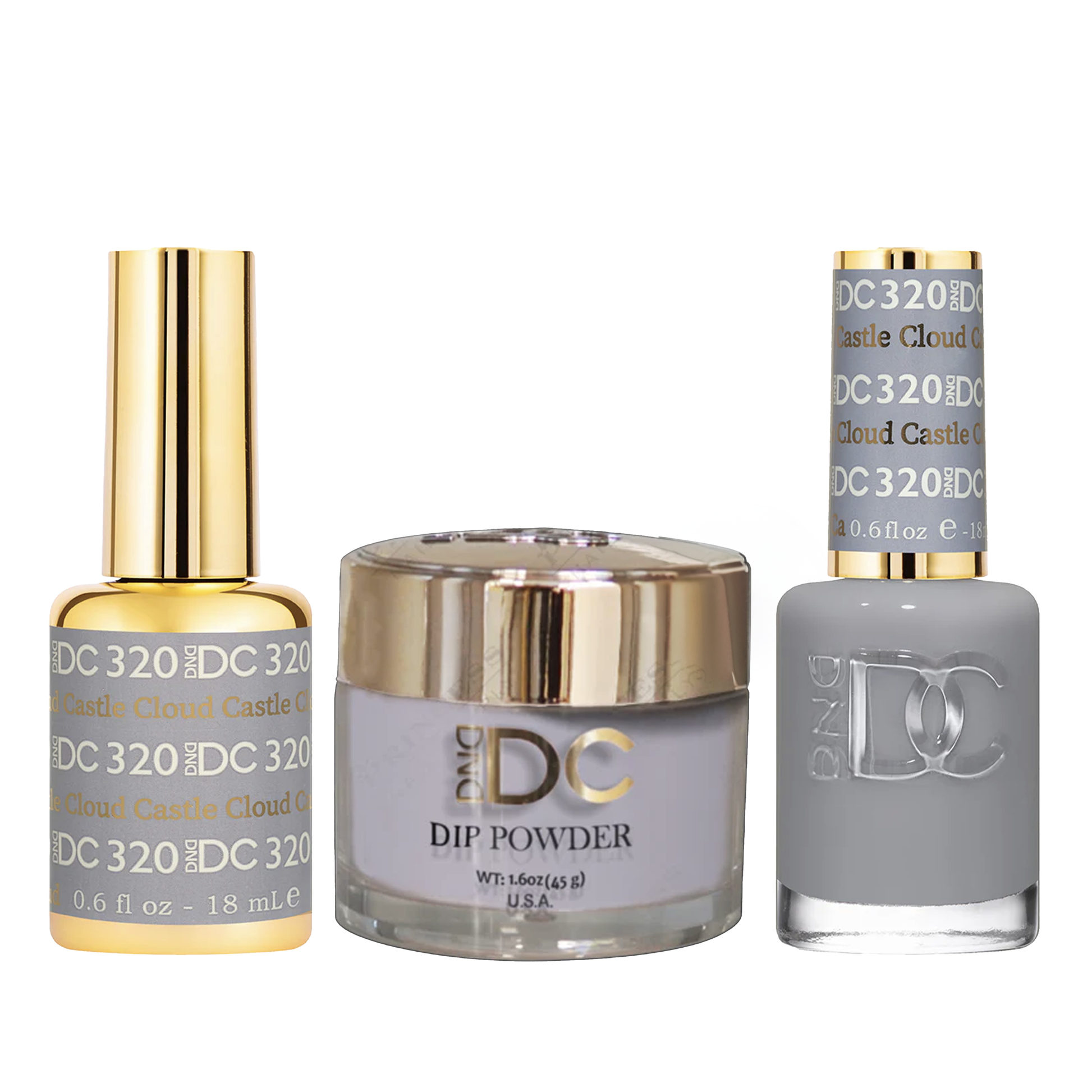 Dnd dc trio 320 cloud castle - nail polish