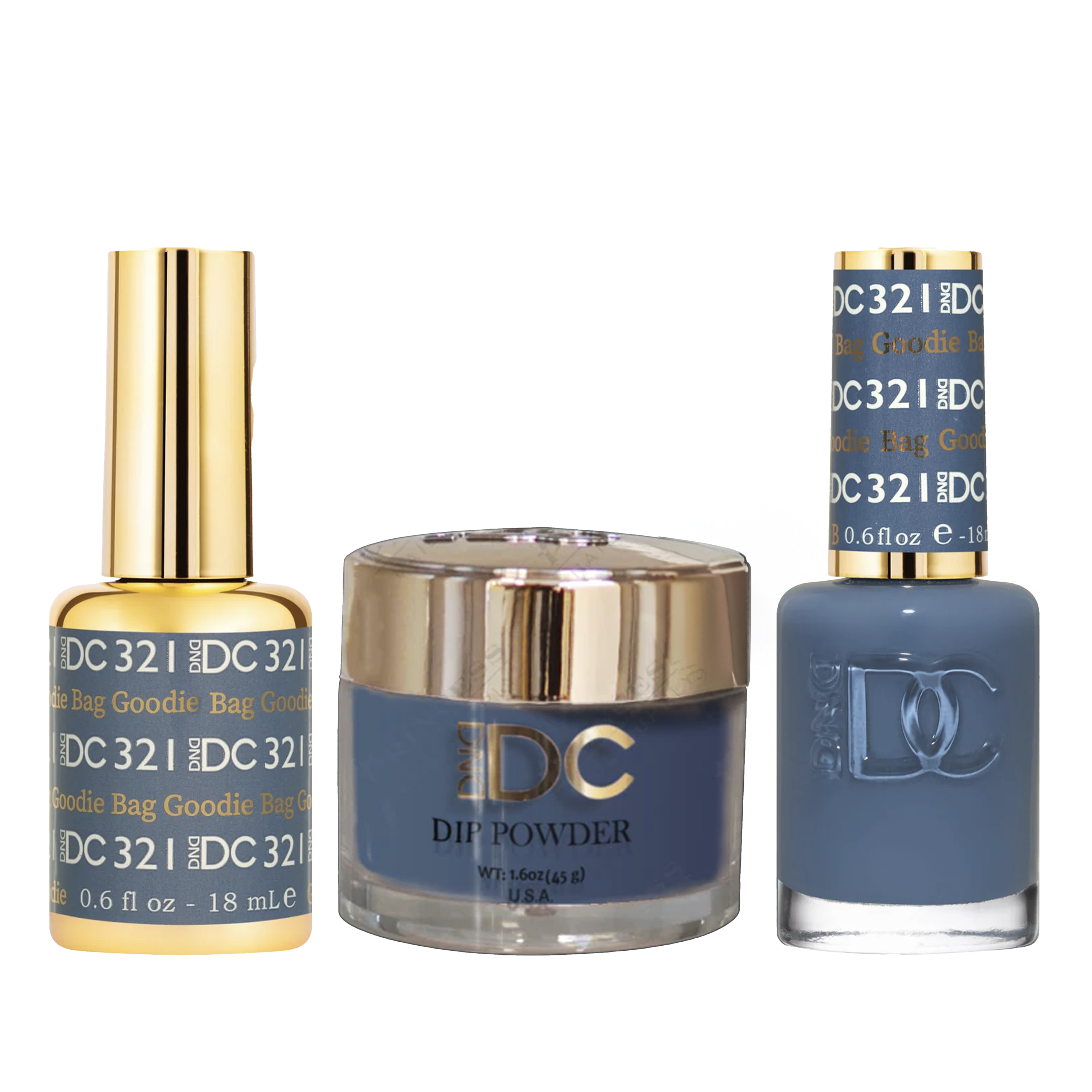 Dnd dc trio 321 goodie bag - nail polish