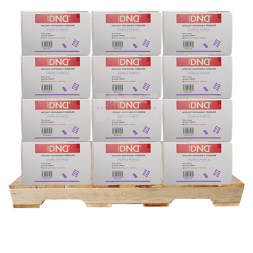 DND Disposable Pedicure Kit 4 Purple 200/Box - 60/Case per