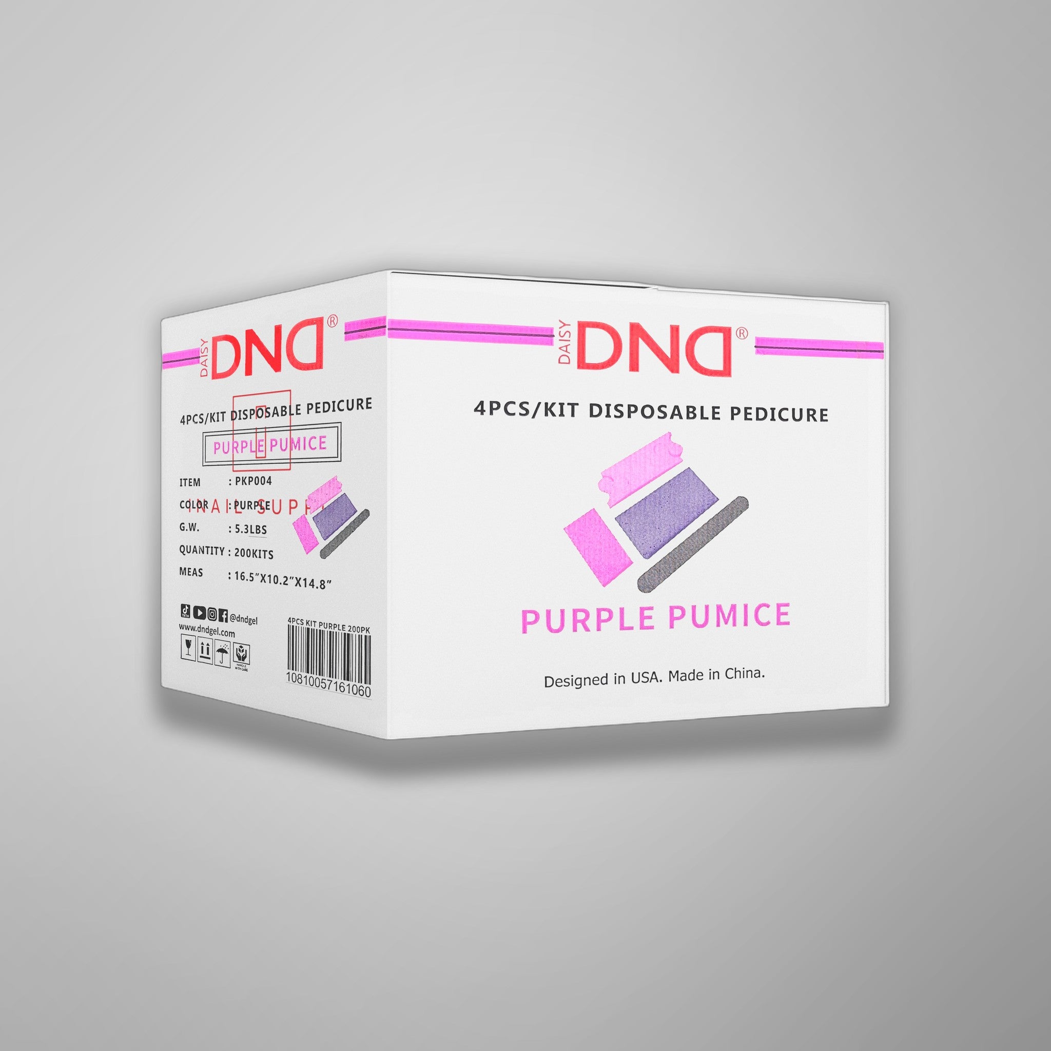DND Disposable Pedicure Kit 4in1 - 200/Box