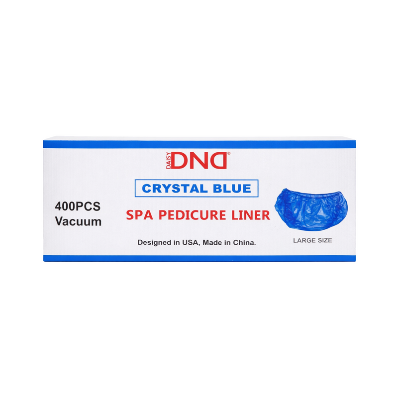 Dnd disposable pedicure liner blue 400/box - pedicure liner