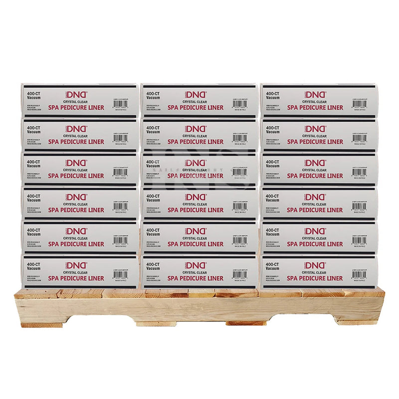 DND Disposable Pedicure Liner Clear 400/Box - 108/Pallet