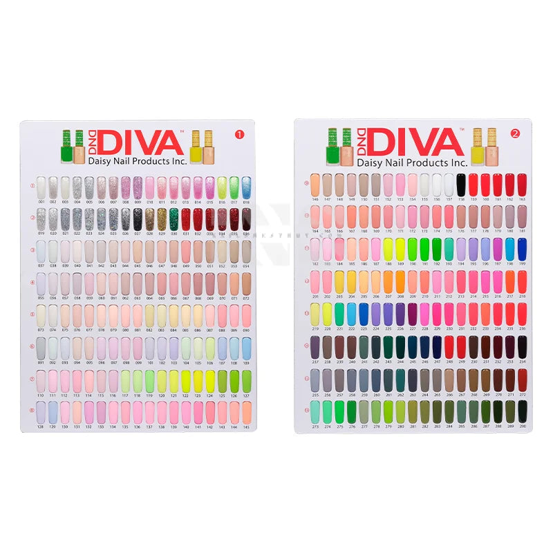 Dnd diva color sample book