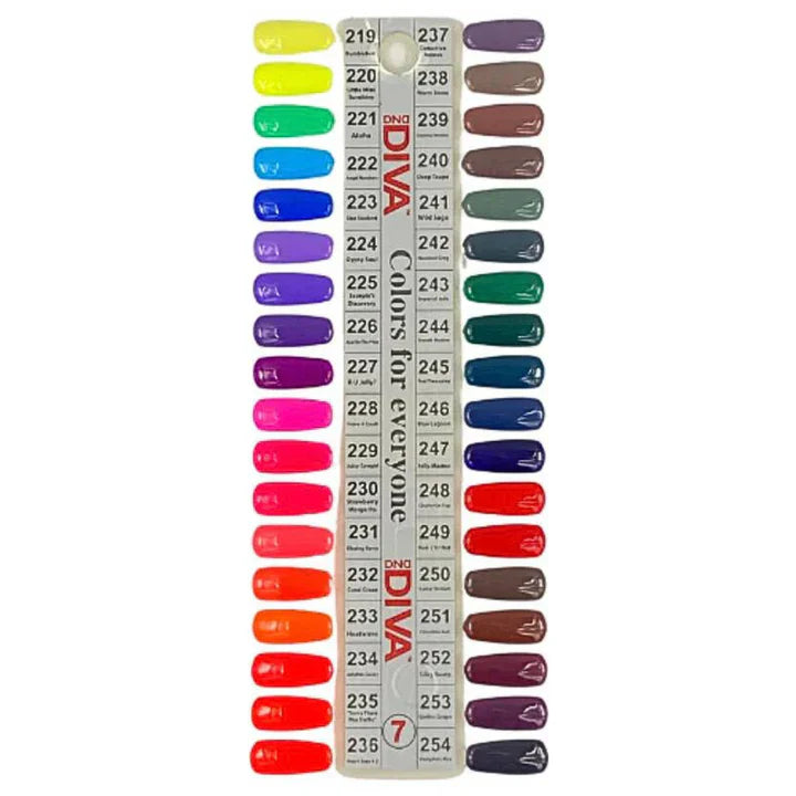 Dnd diva color sample chart 7 - color chart