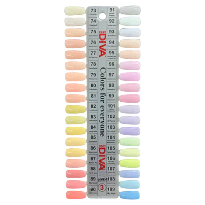 Dnd diva color sample chart 3 - color chart