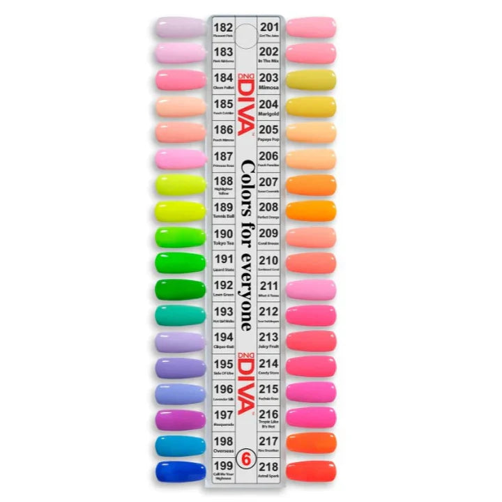 Dnd diva color sample chart 6 - color chart