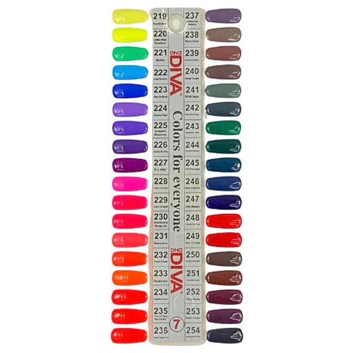 Dnd diva color sample chart 7 - color chart