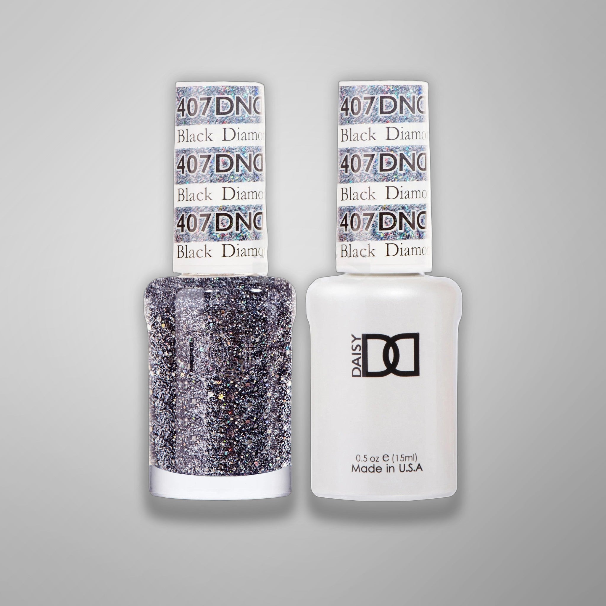 DND Duo Gel - 407 Black Diamond Star