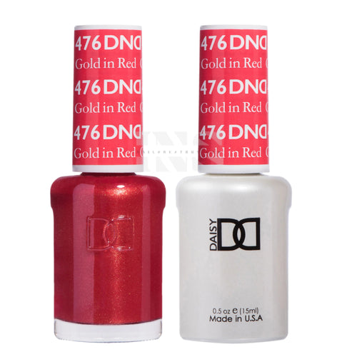 DND Duo Gel - 476 Gold In Red - Gel Polish