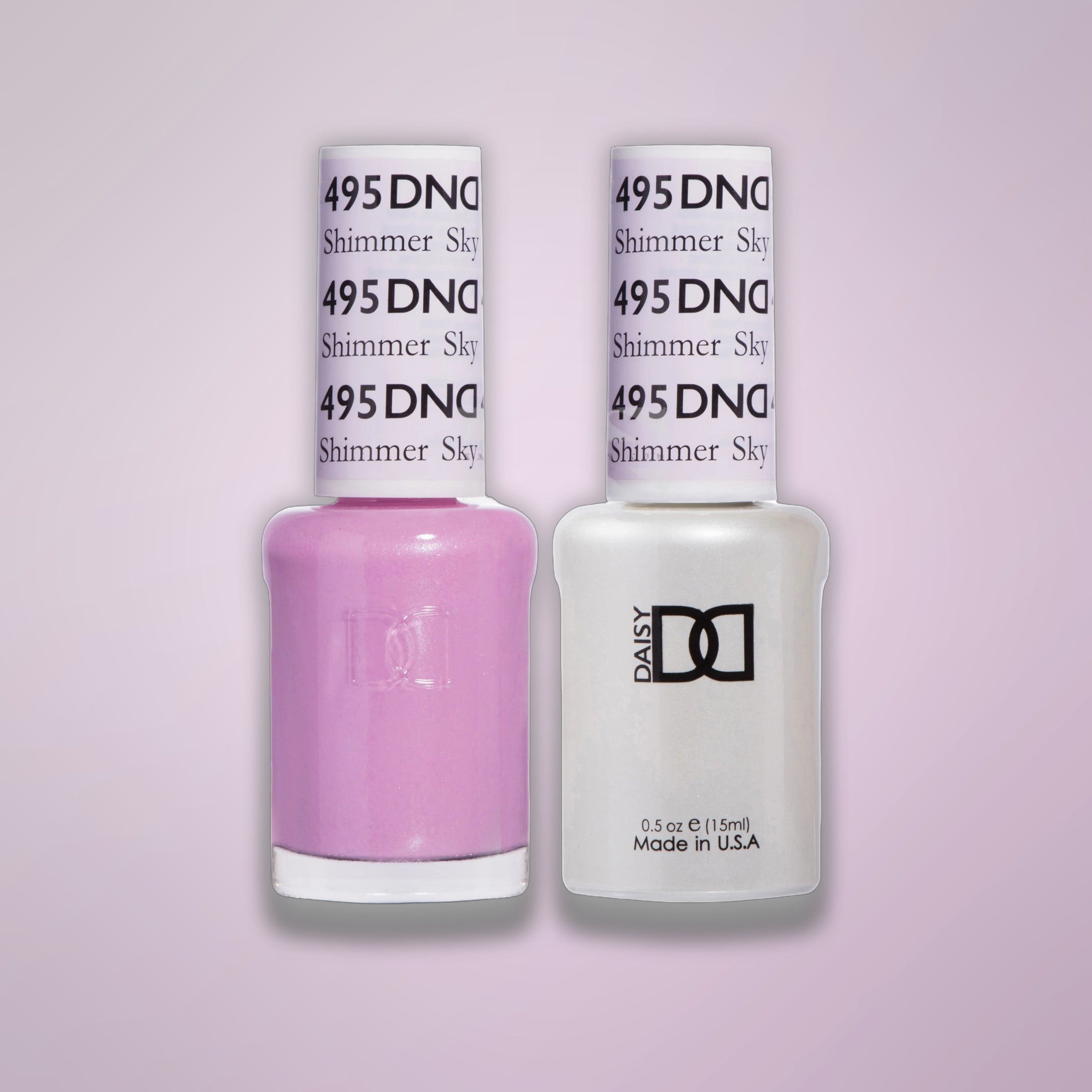 DND Duo Gel - 495 Shimmer Sky