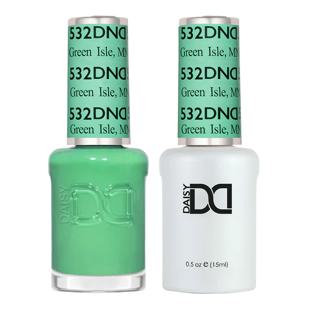 DND Duo Gel - 532 Green Isle MN - gel polish bottle