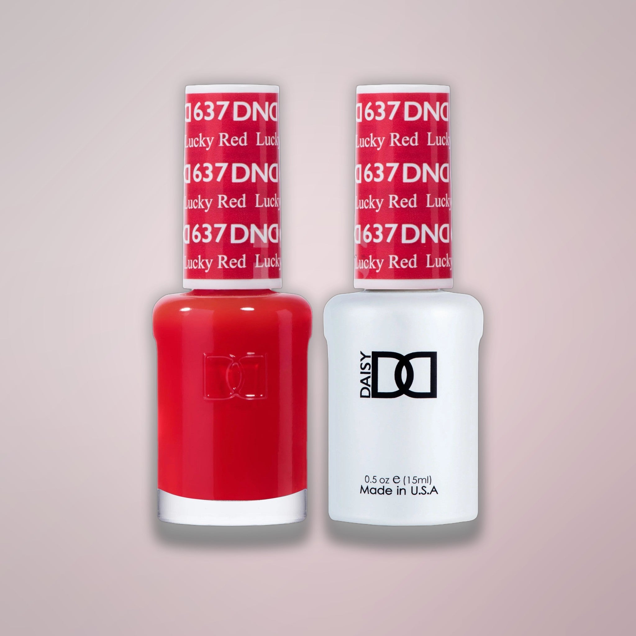 DND Duo Gel - 637 Lucky Red