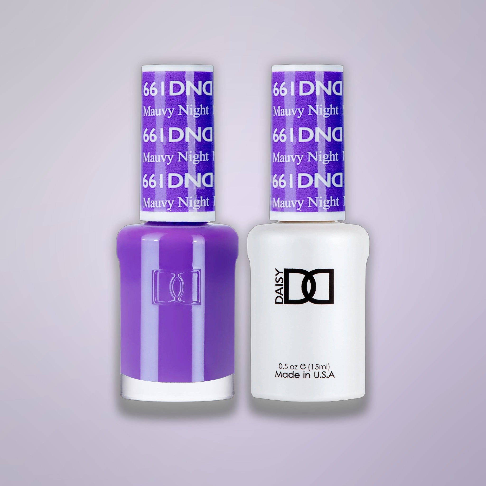 DND Duo Gel - 661 Mauvy Night