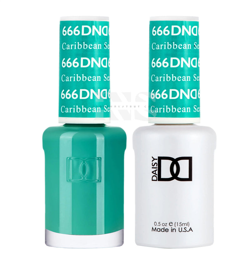 DND Duo Gel - 666 Caribbean Sea - Gel Polish