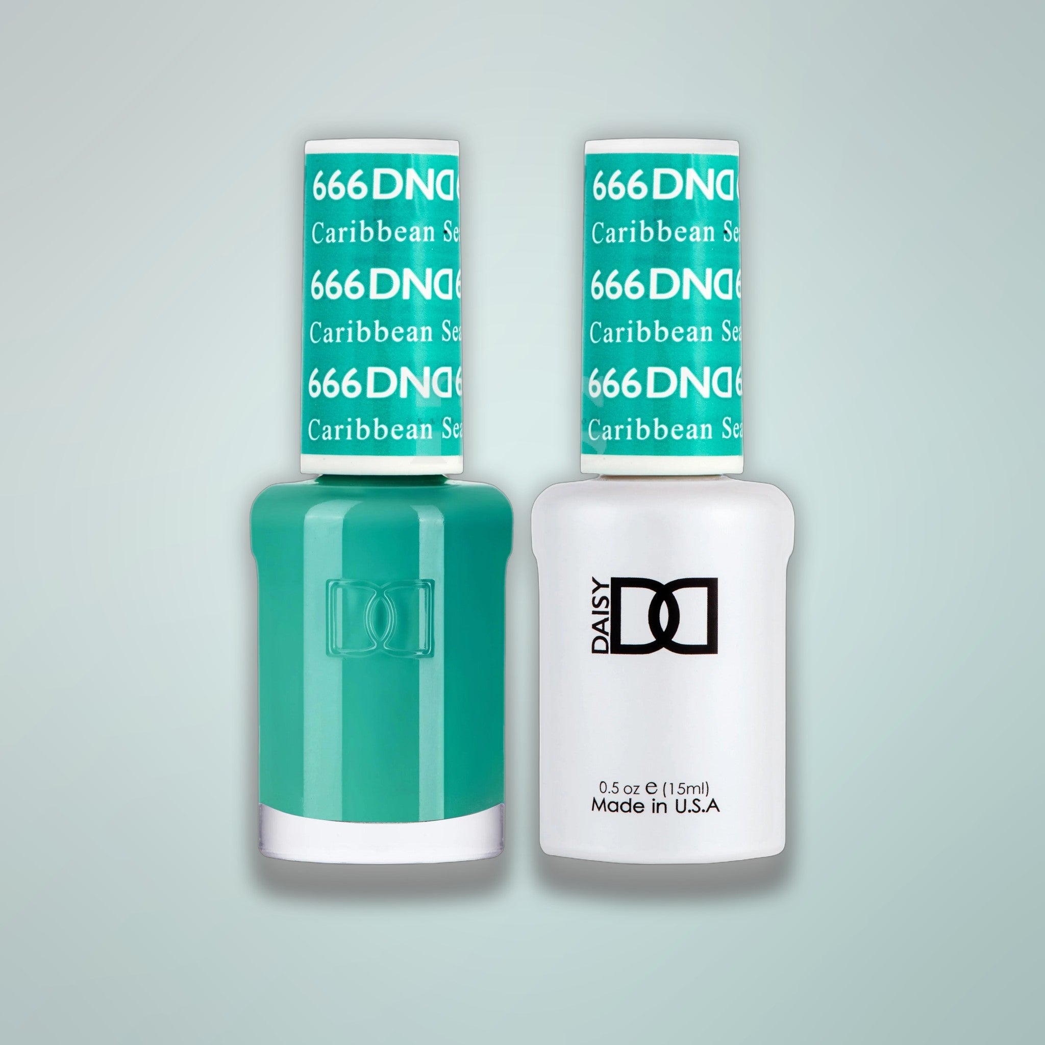 DND Duo Gel - 666 Caribbean Sea