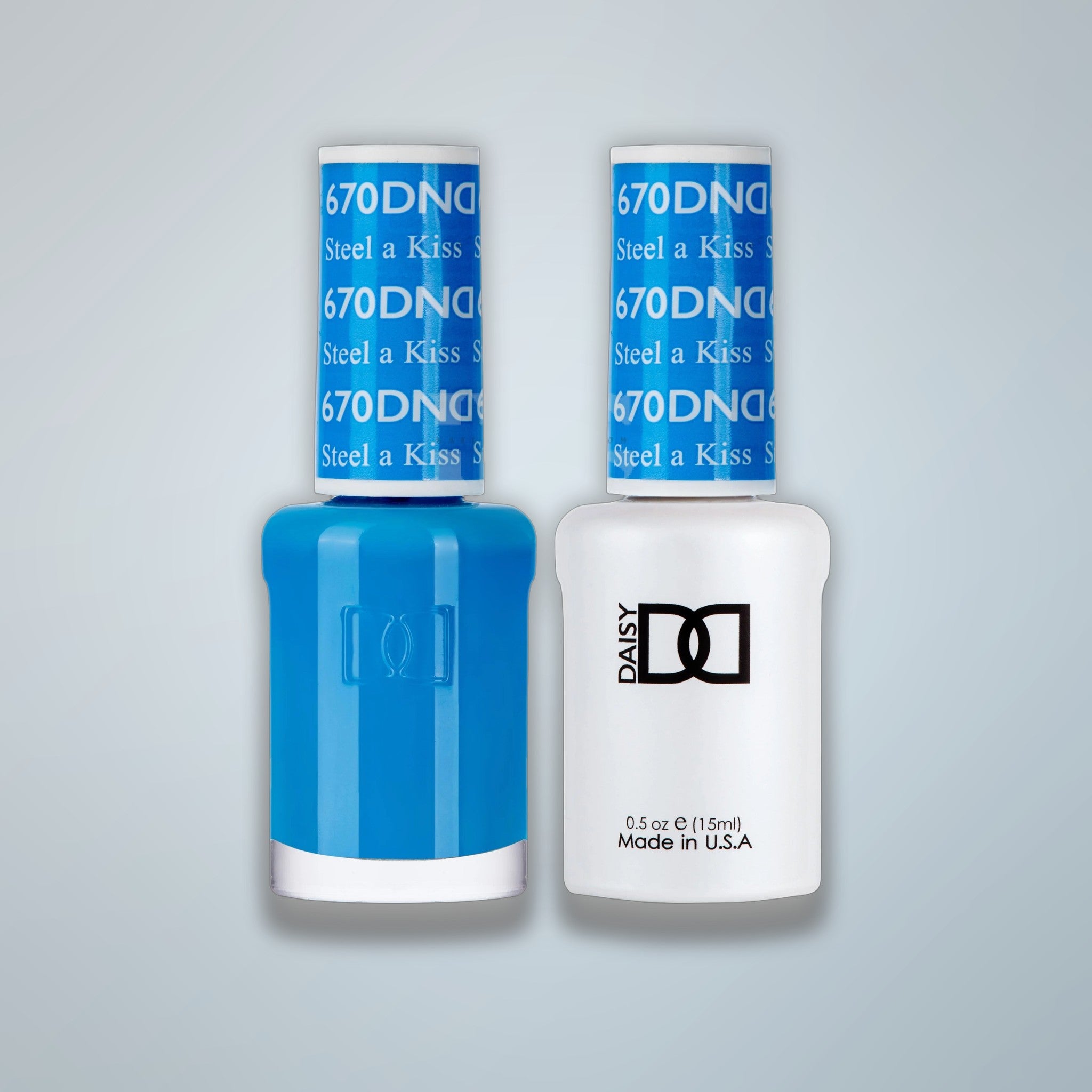 DND Duo Gel - 670 Steel A Kiss