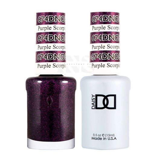 DND Duo Gel - 674 Purple Scorpion