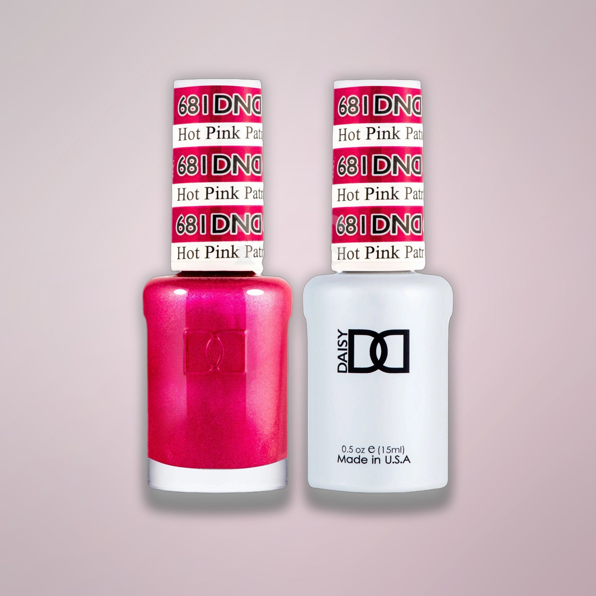 DND Duo Gel - 681 Hot Pink Patrol
