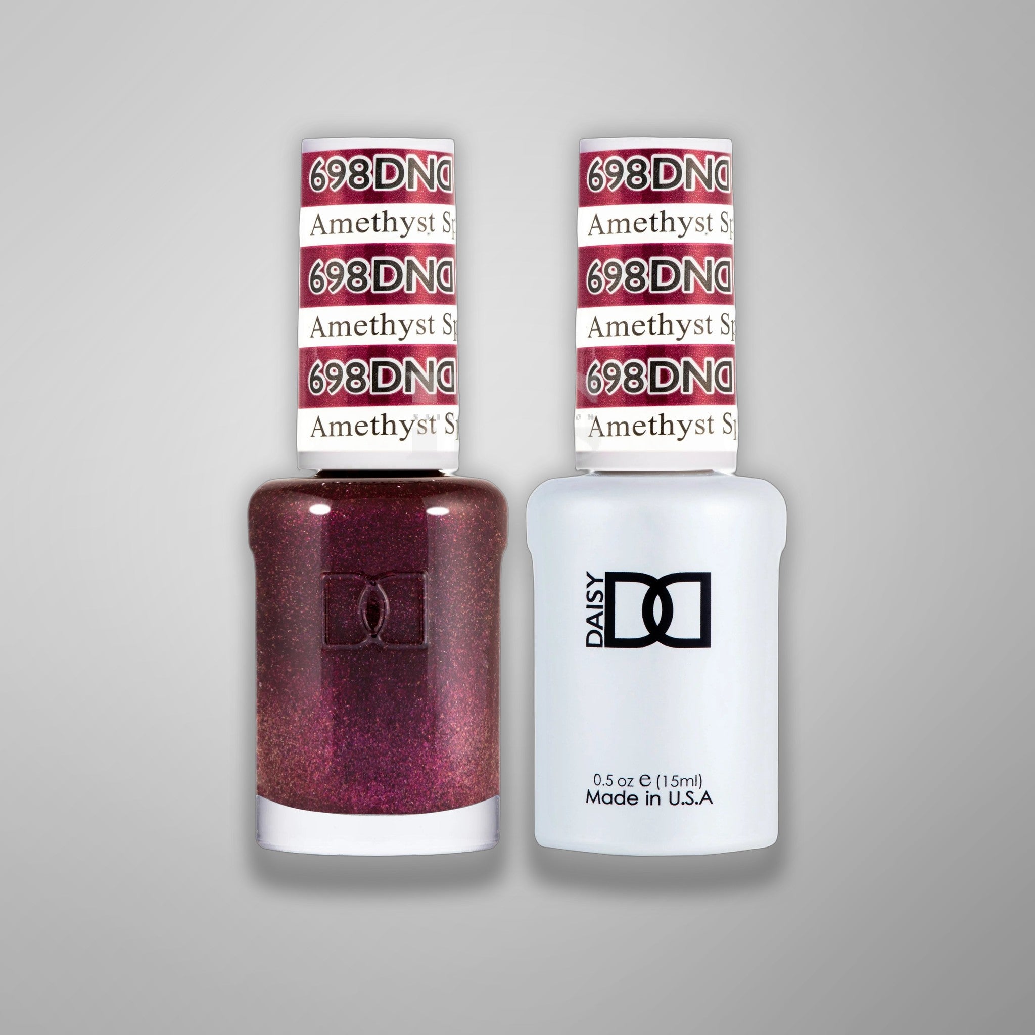DND Duo Gel - 698 Amethyst Sparkles
