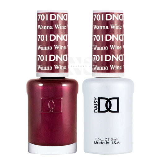 DND Duo Gel - 701 Wanna Wine