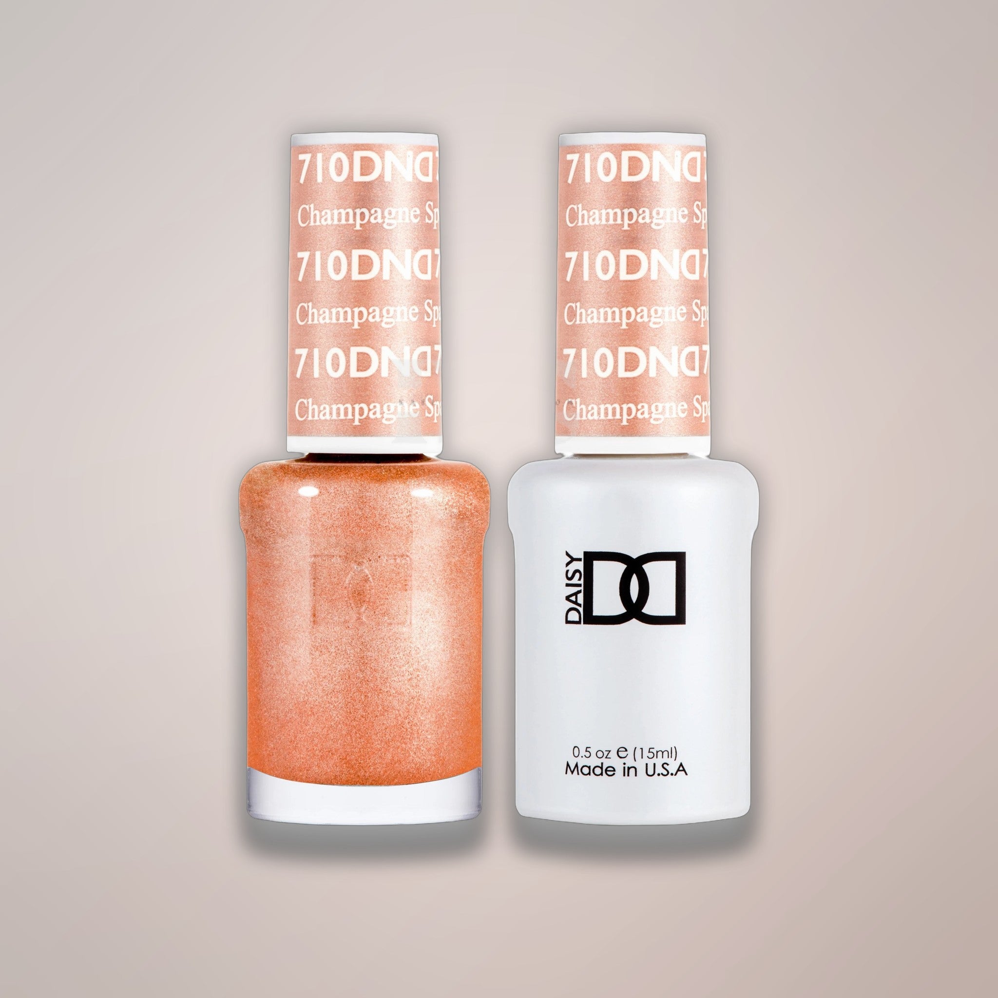 DND Duo Gel - 710 Champagne Sparkles